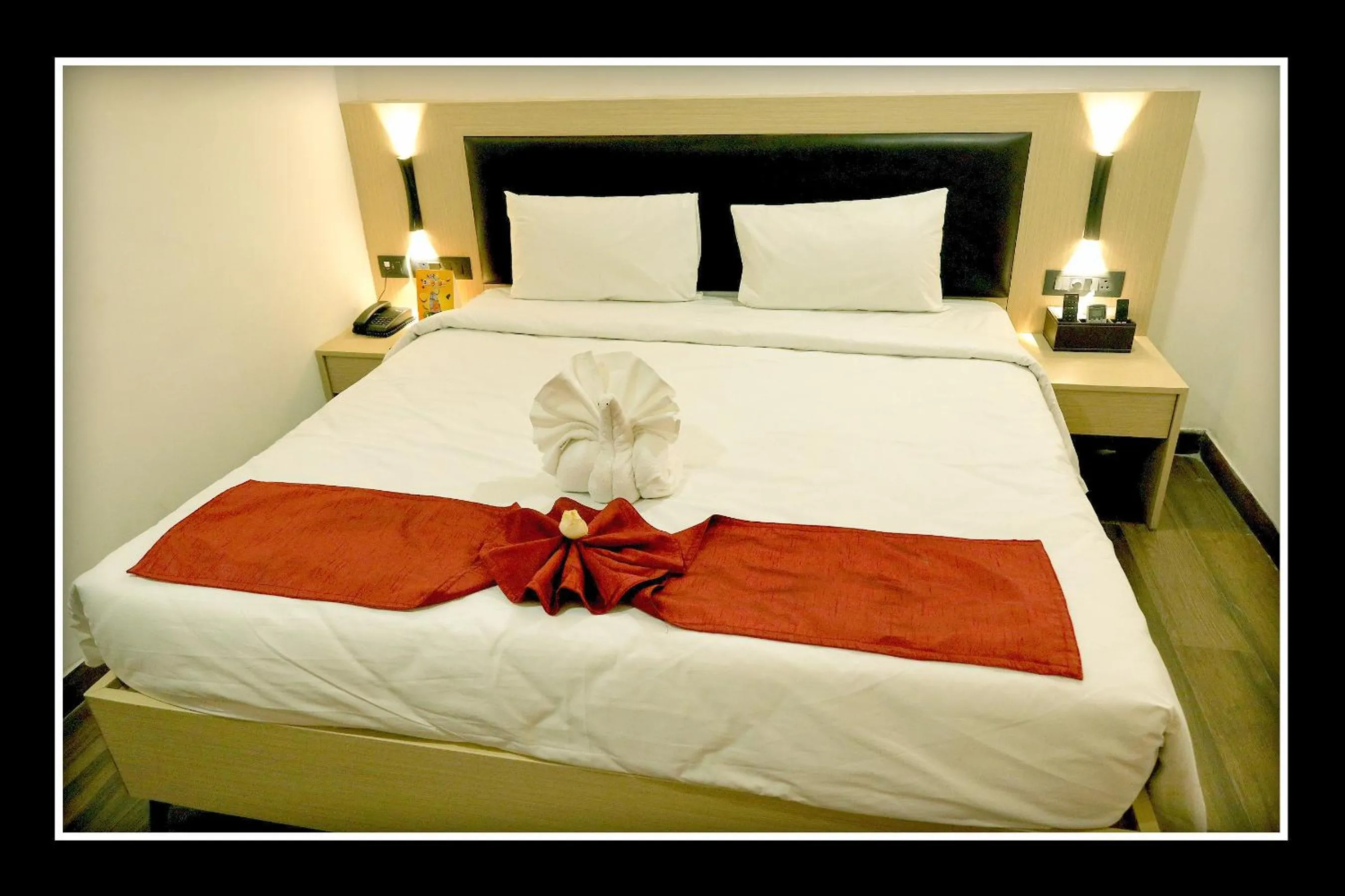 towels, Bed in Sri Sri Sri Excellency