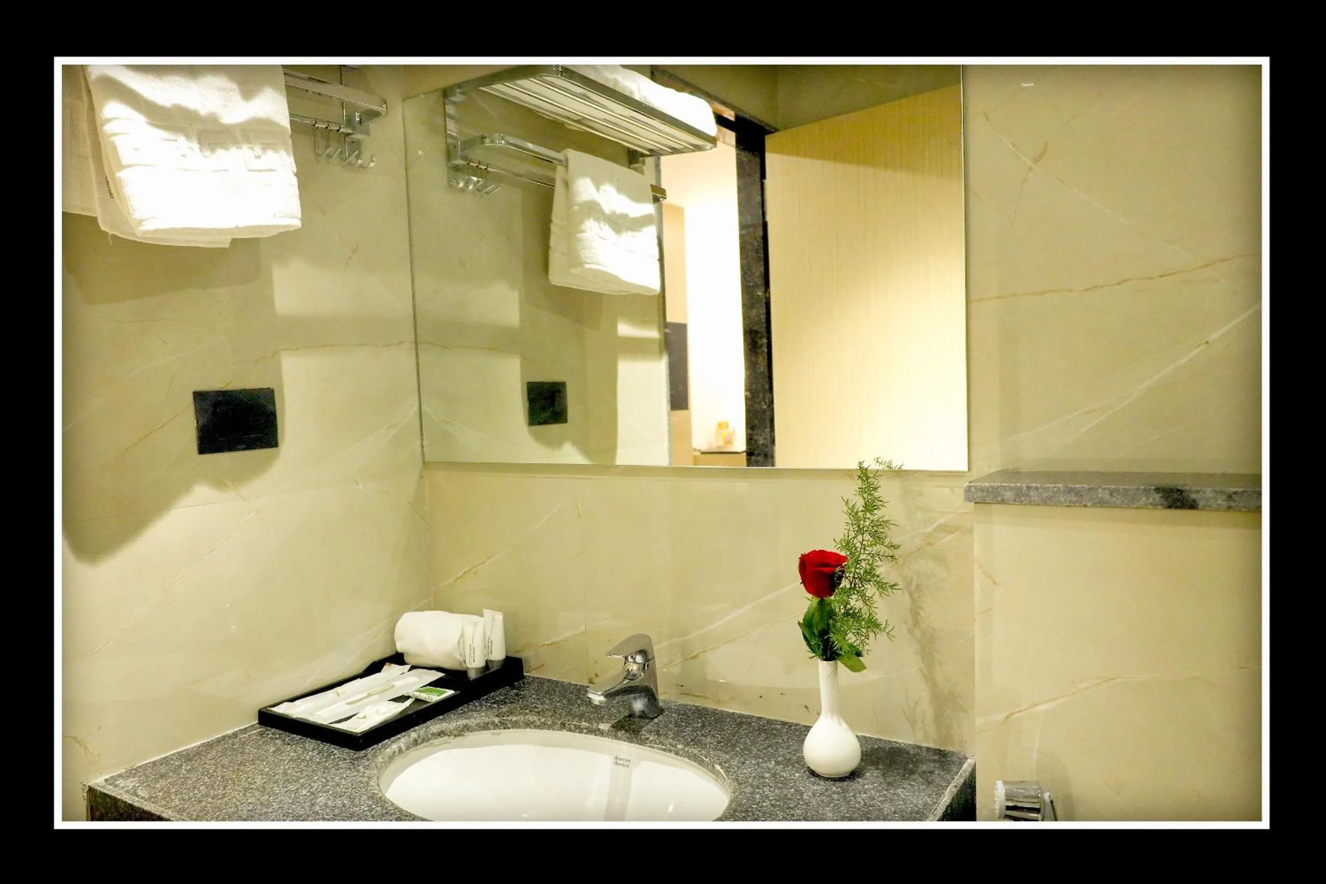 Shower in Sri Sri Sri Excellency