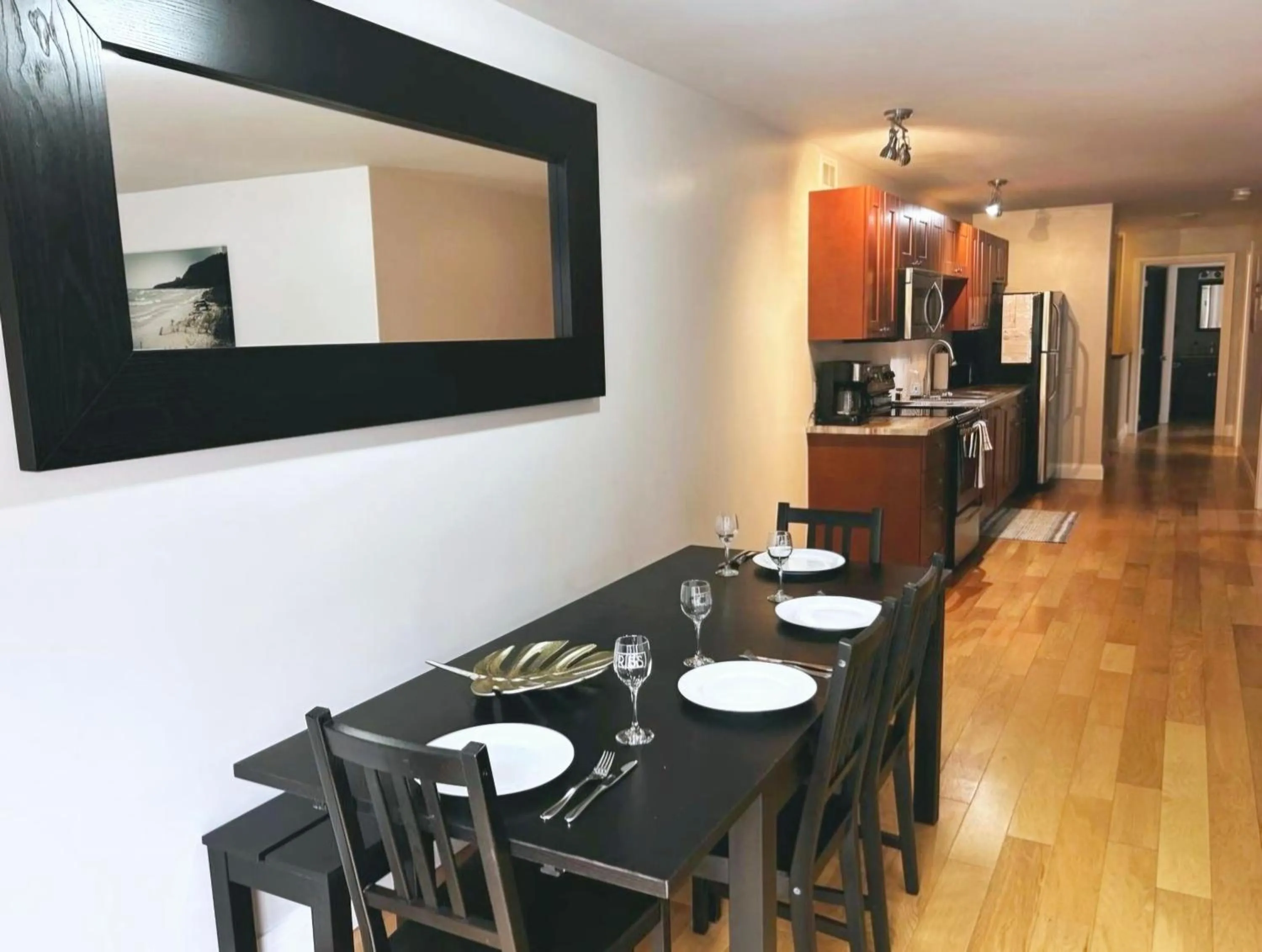 Dining area in Cribs on the Hill