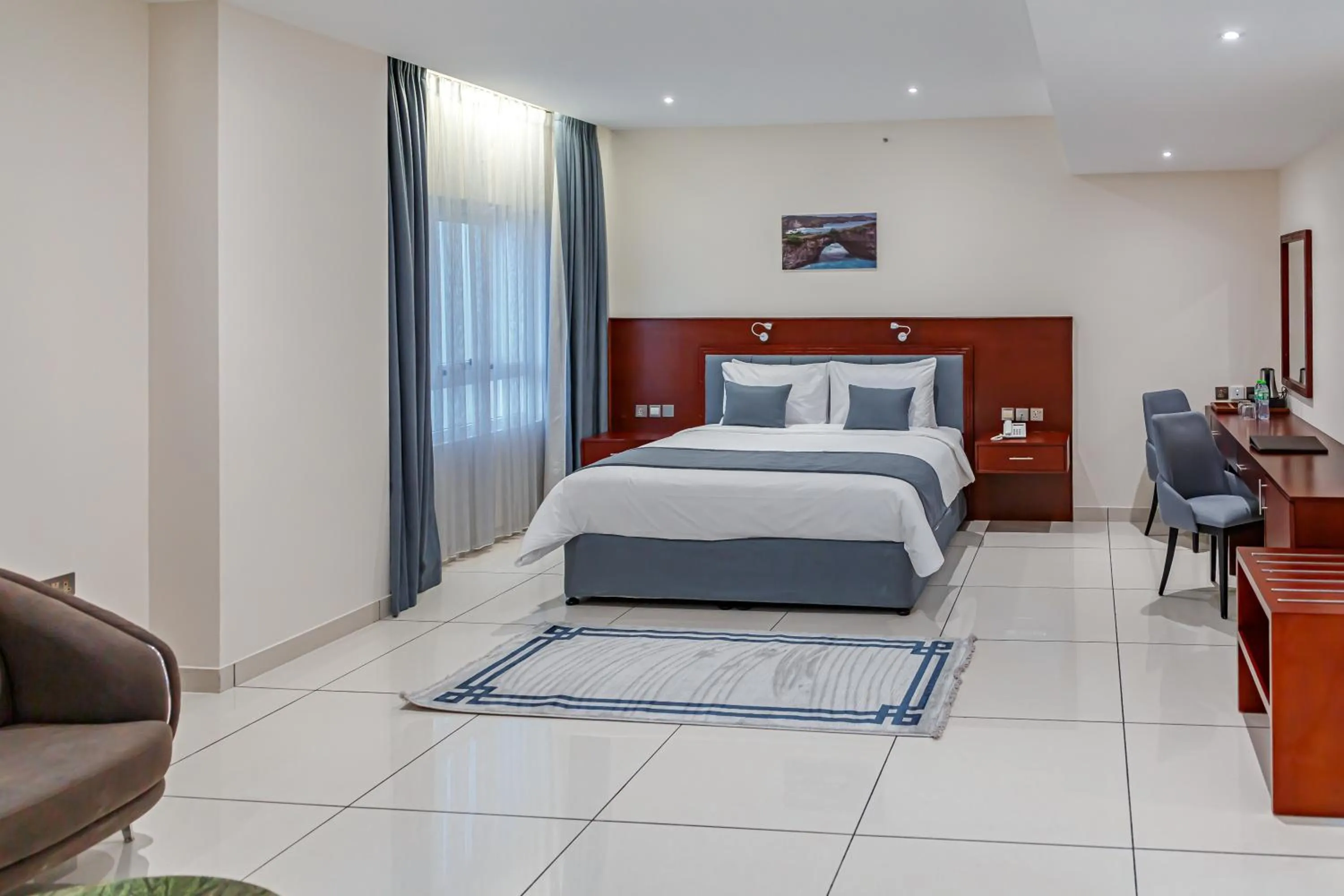 Bed in Salalah International Hotel