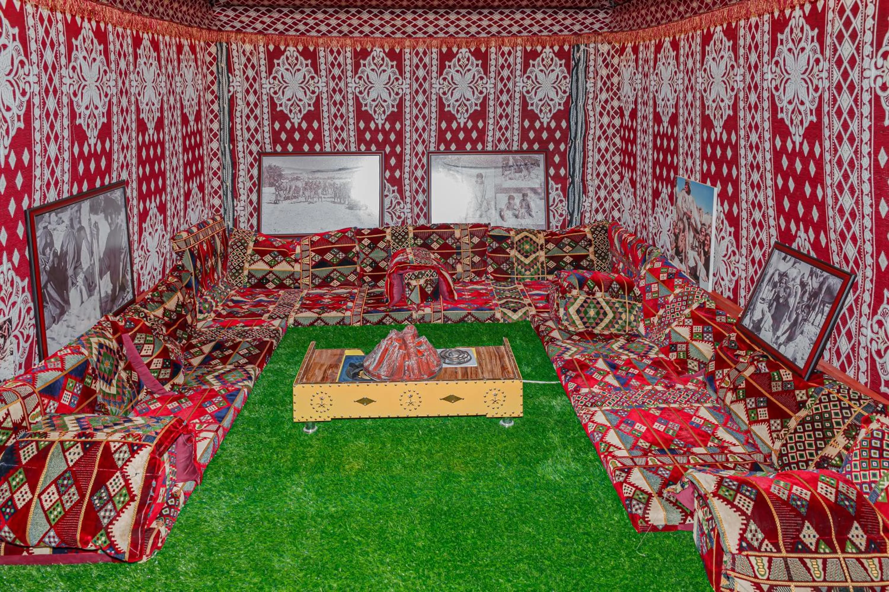 Seating area in Salalah International Hotel