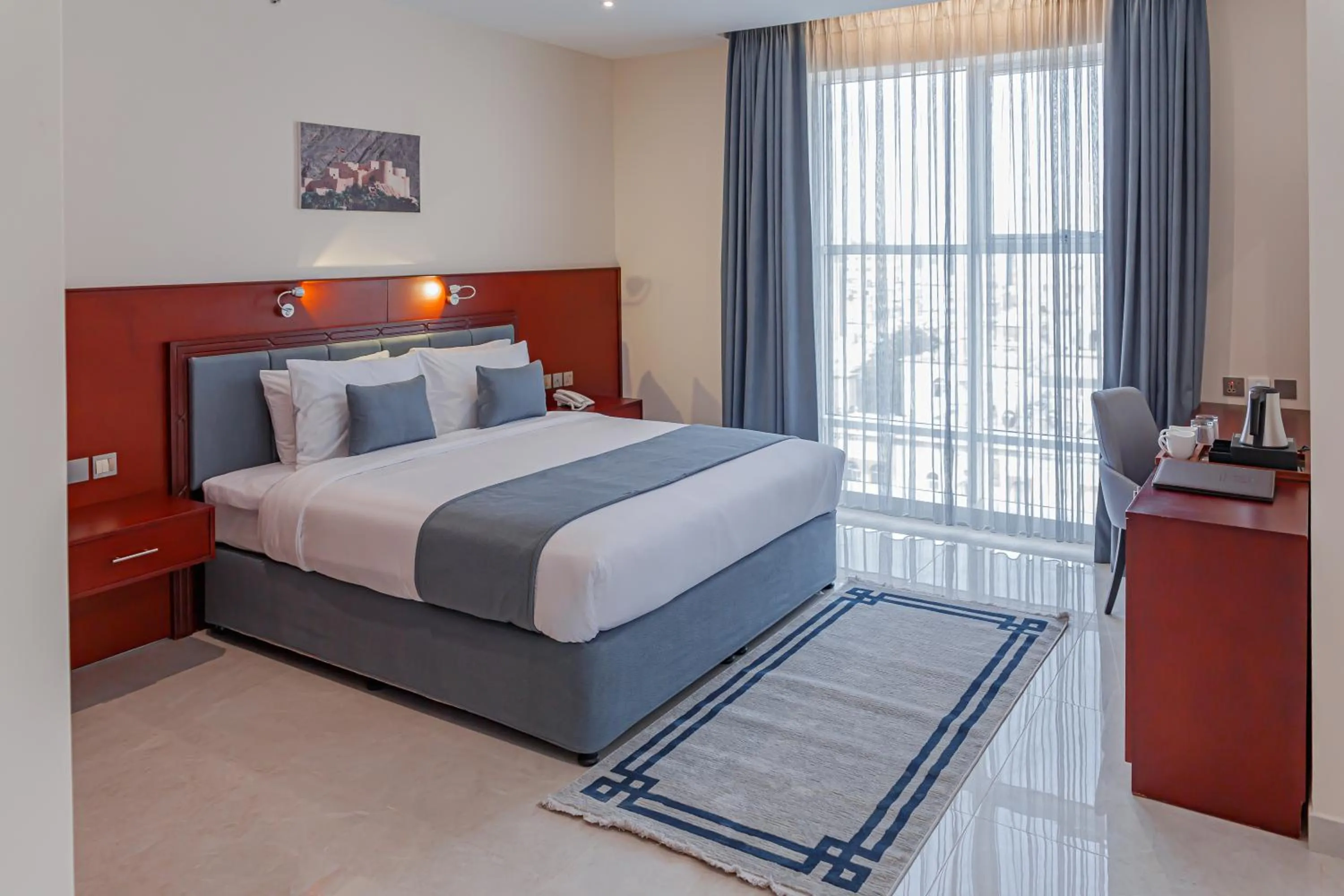 Bed in Salalah International Hotel