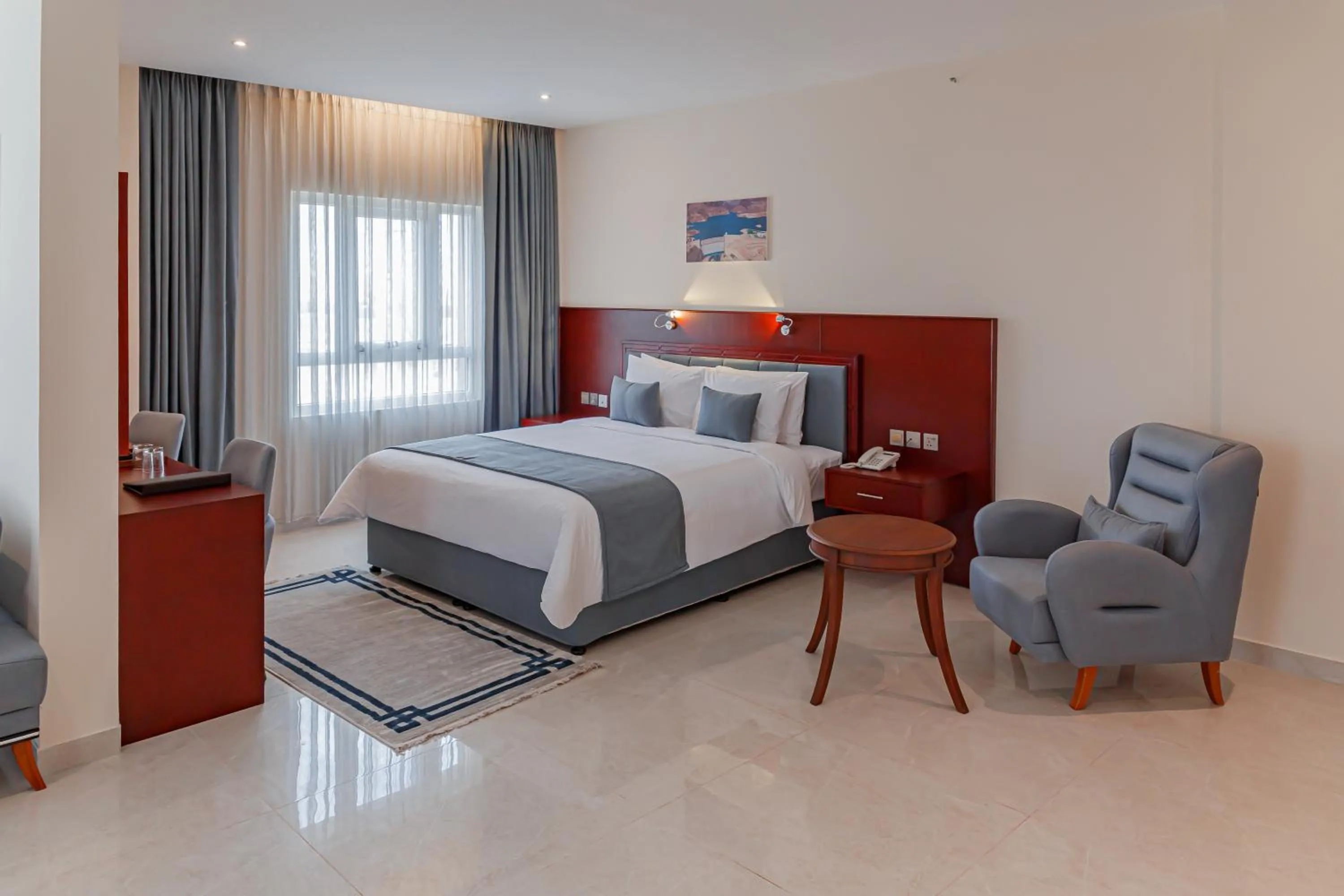 Bed in Salalah International Hotel