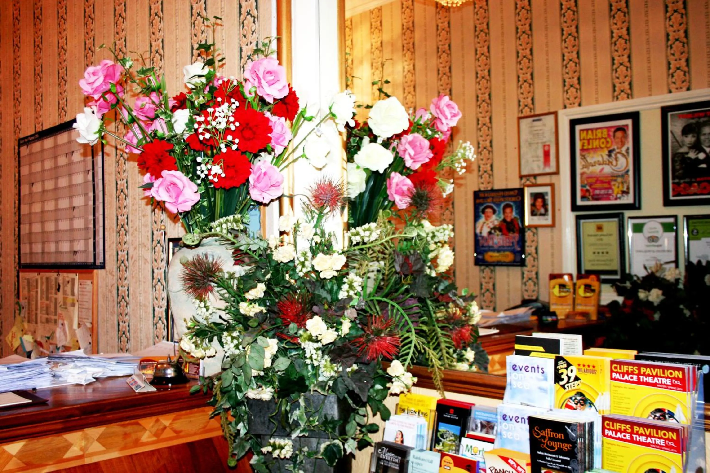 Decorative detail in Ilfracombe House Hotel - near Cliffs Pavilion