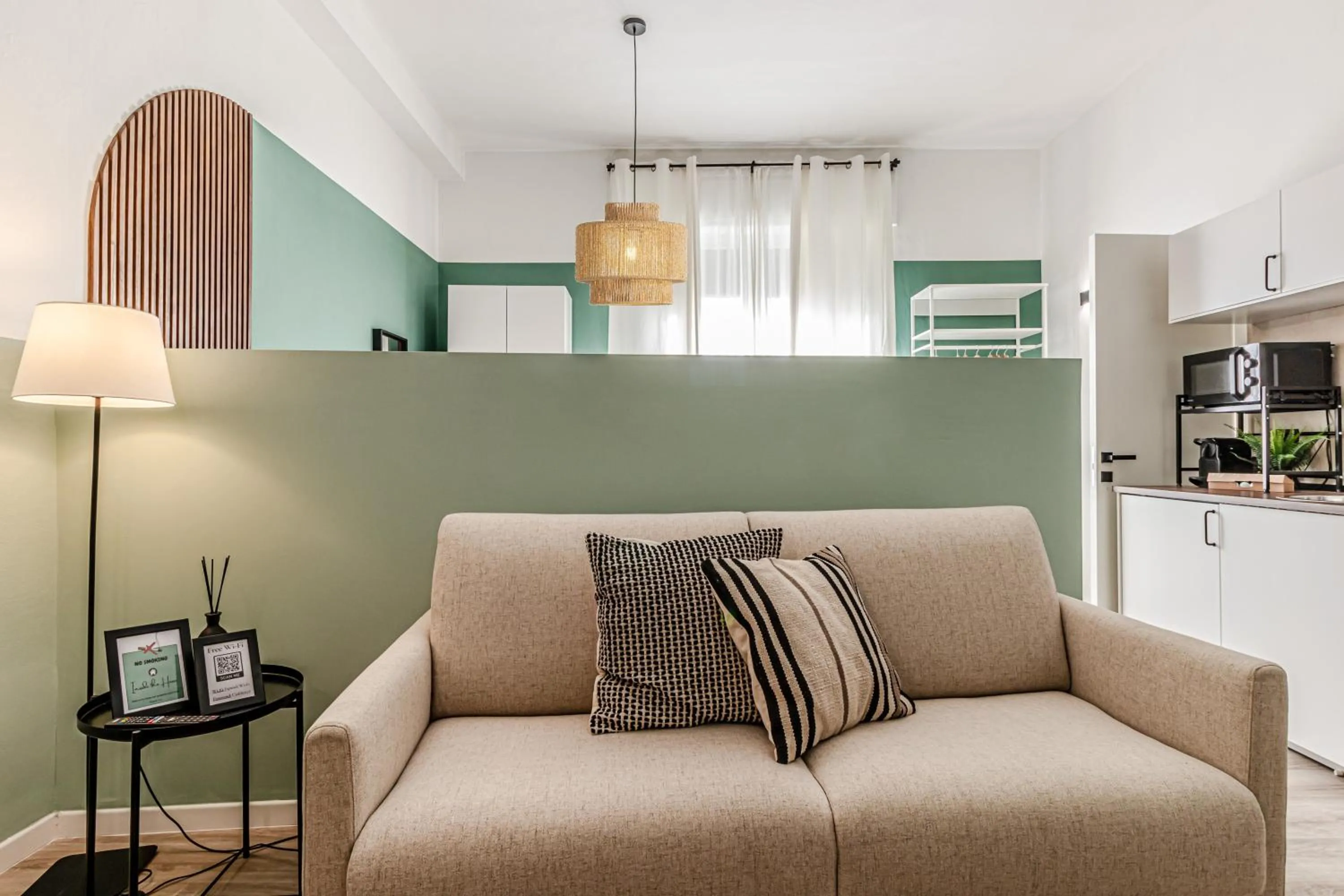 Kitchen or kitchenette in Japandi, Appartamento Zona Porto Mediceo Livorno