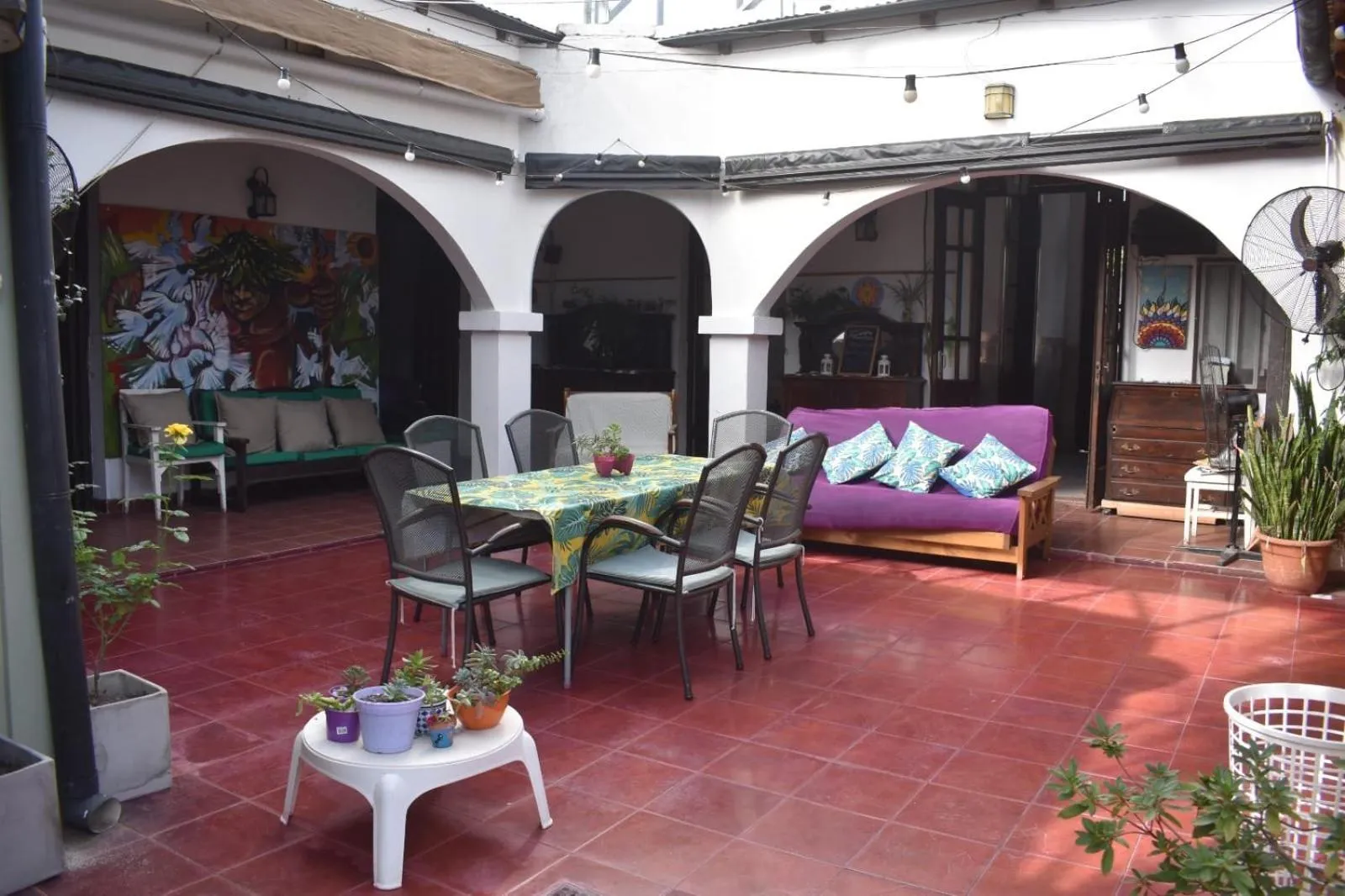 Patio in Ñanderoga B&B