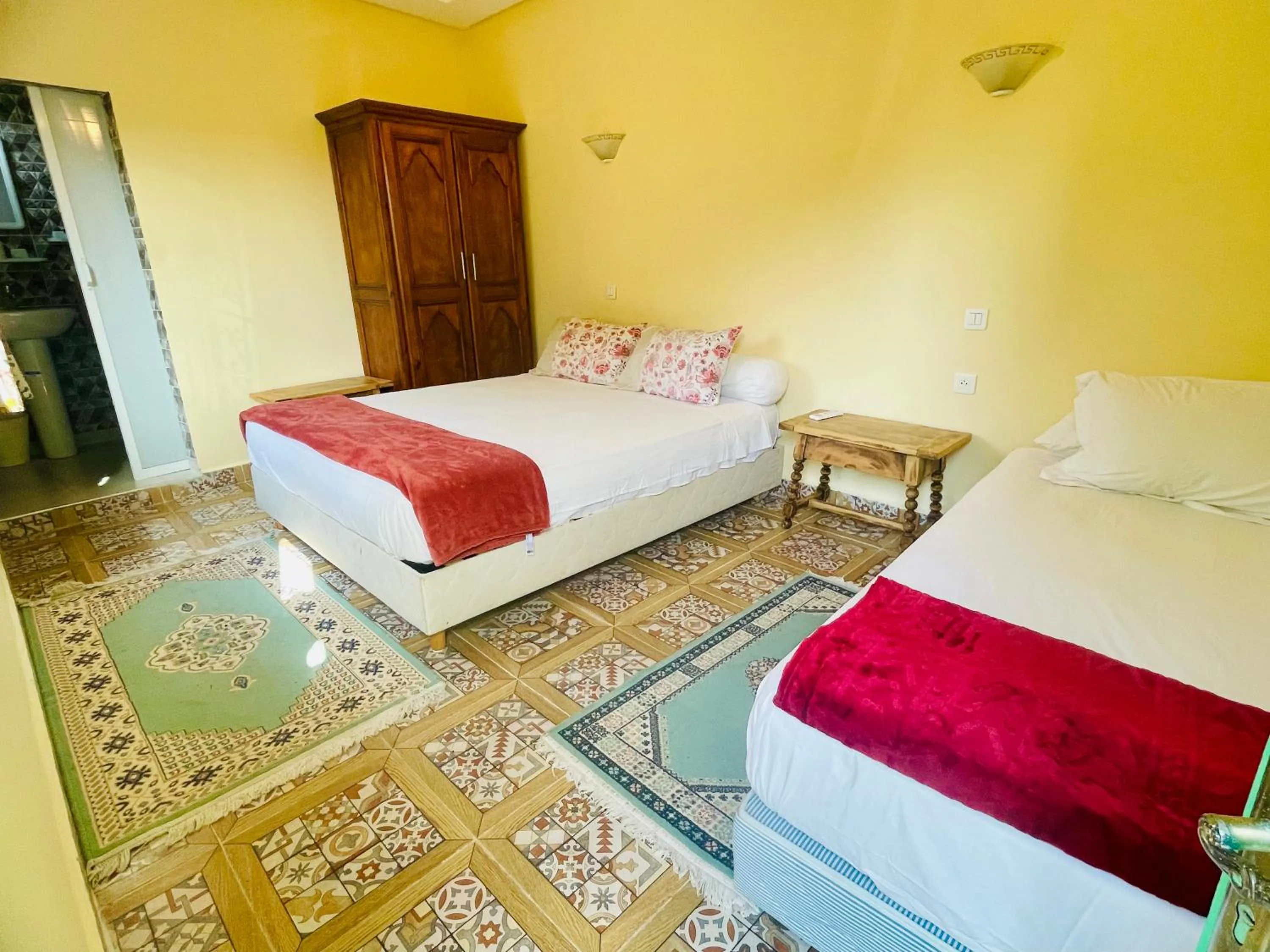 Bed in Villa Baddi Marrakech