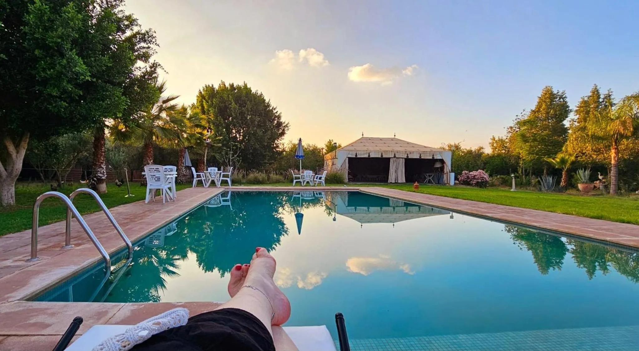 Natural landscape in Villa Baddi Marrakech