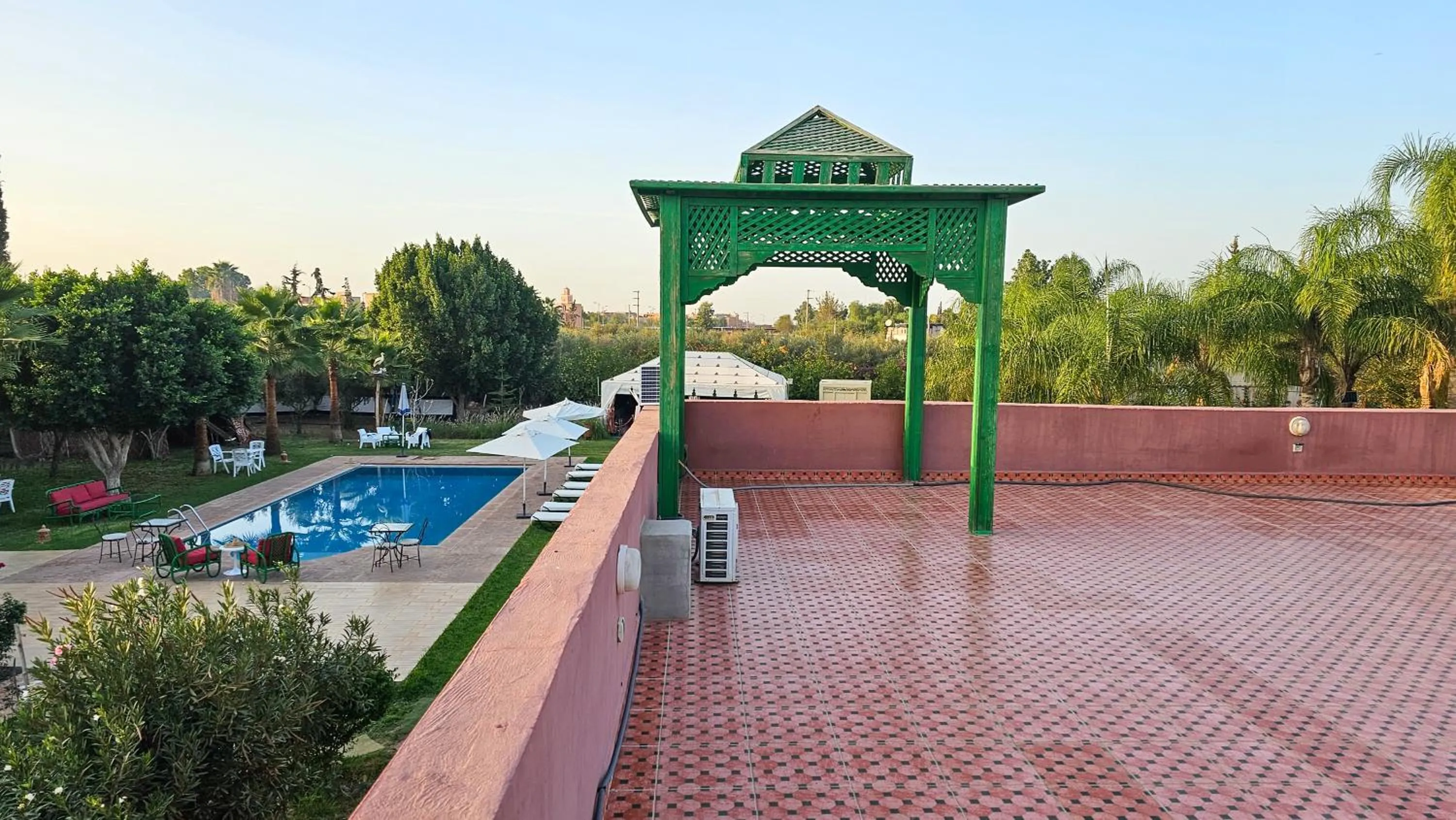 Patio in Villa Baddi Marrakech