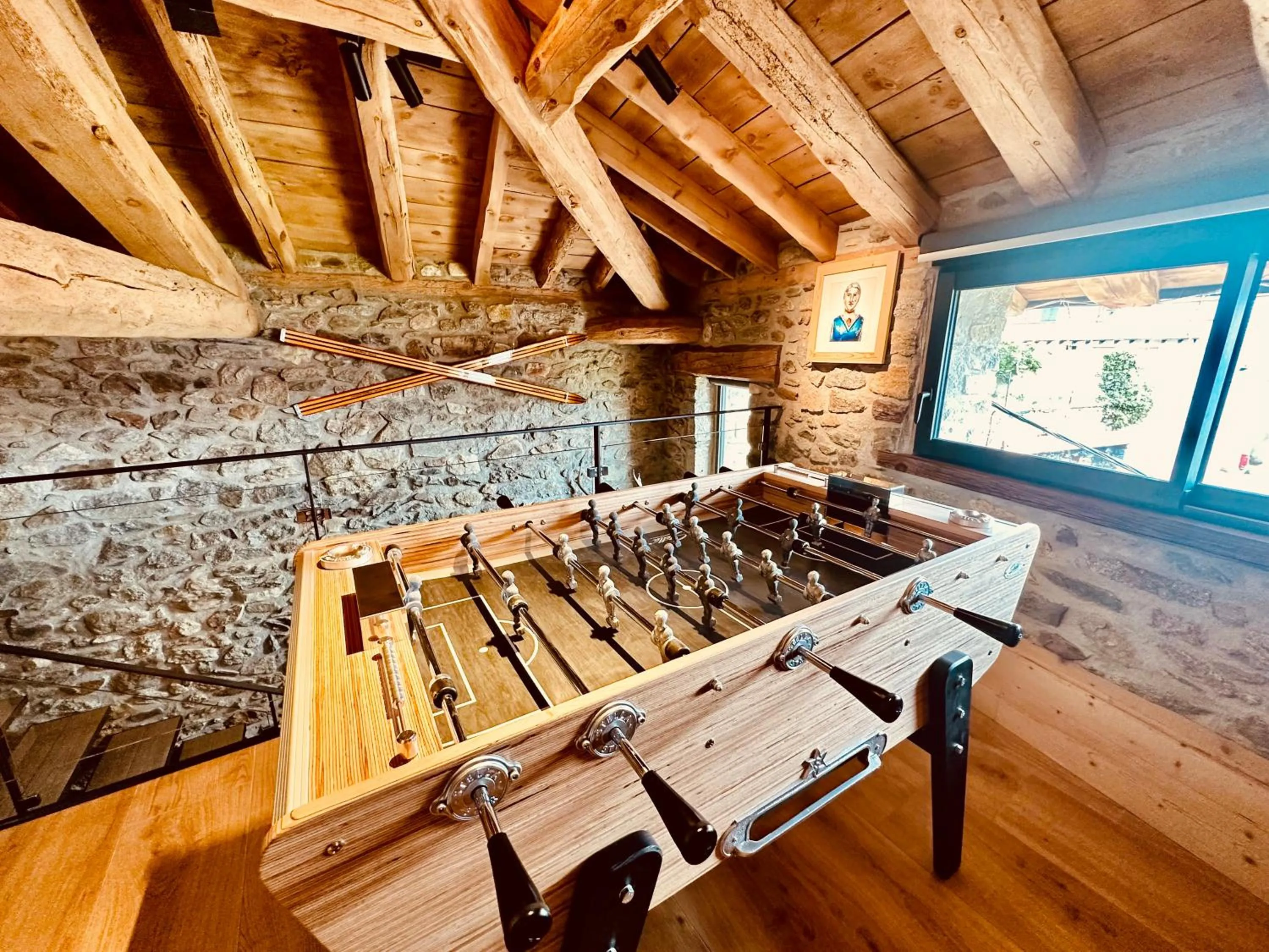 Game Room in Le Refuge Cal Chalon , chalet de luxe au cœur du village