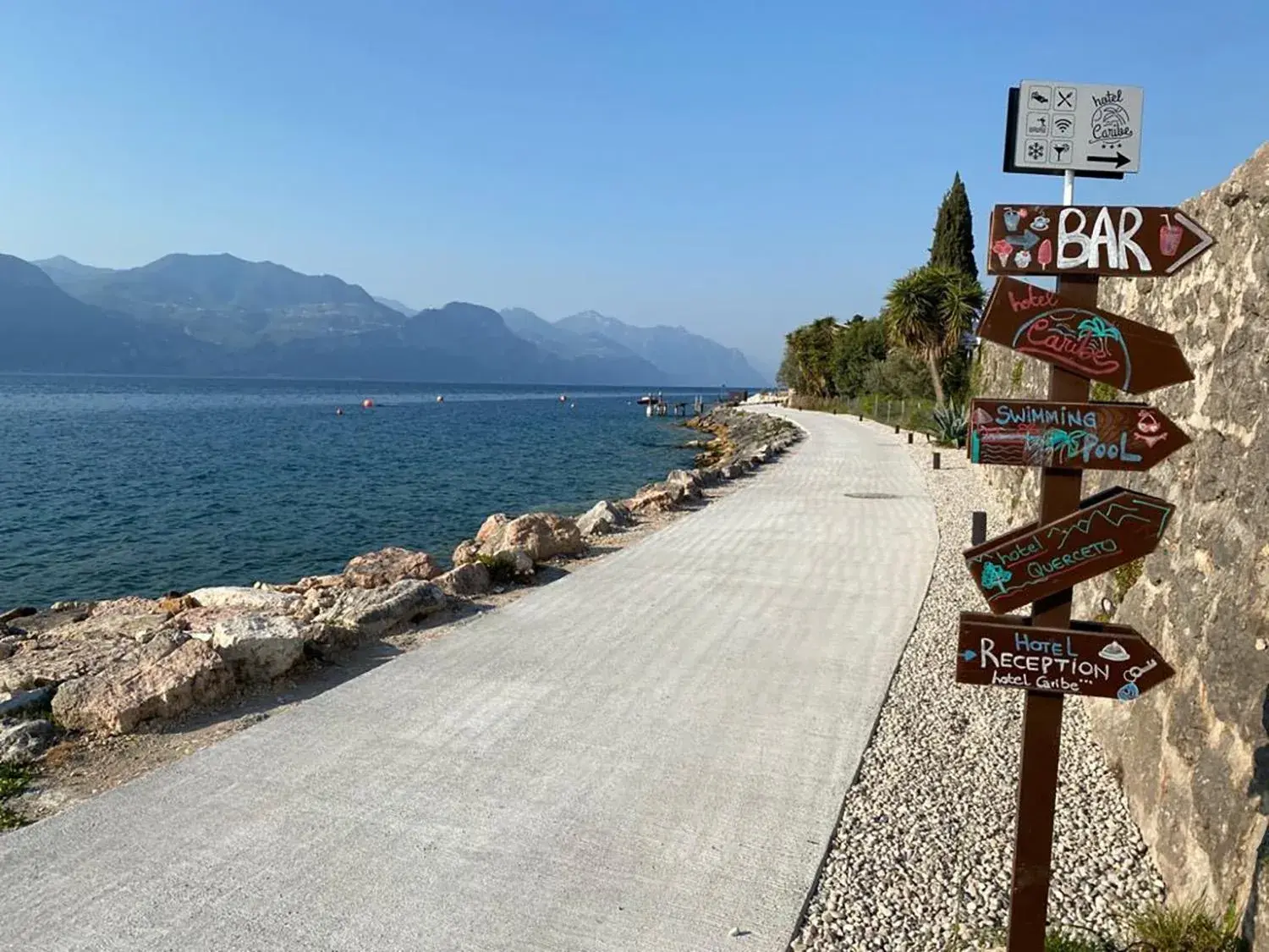 Beach in Hotel Caribe - Garda Lake Collection