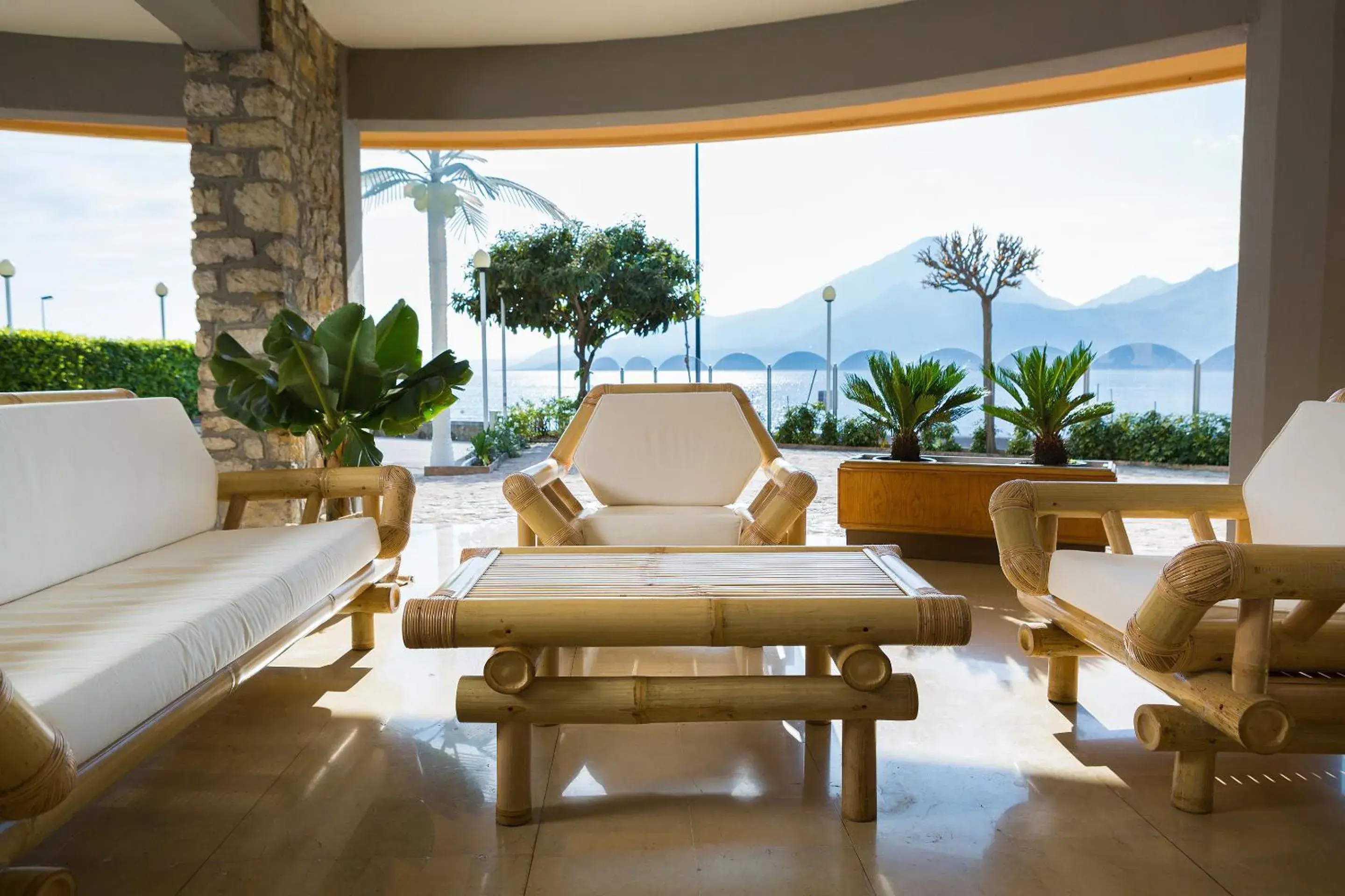 Patio in Hotel Caribe - Garda Lake Collection