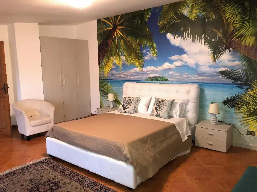 Deluxe Double Room with Balcony and Sea View in I Faraglioni Comfort Rooms Deluxe Double Room with Balcony and Sea View in I Faraglioni Comfort Rooms