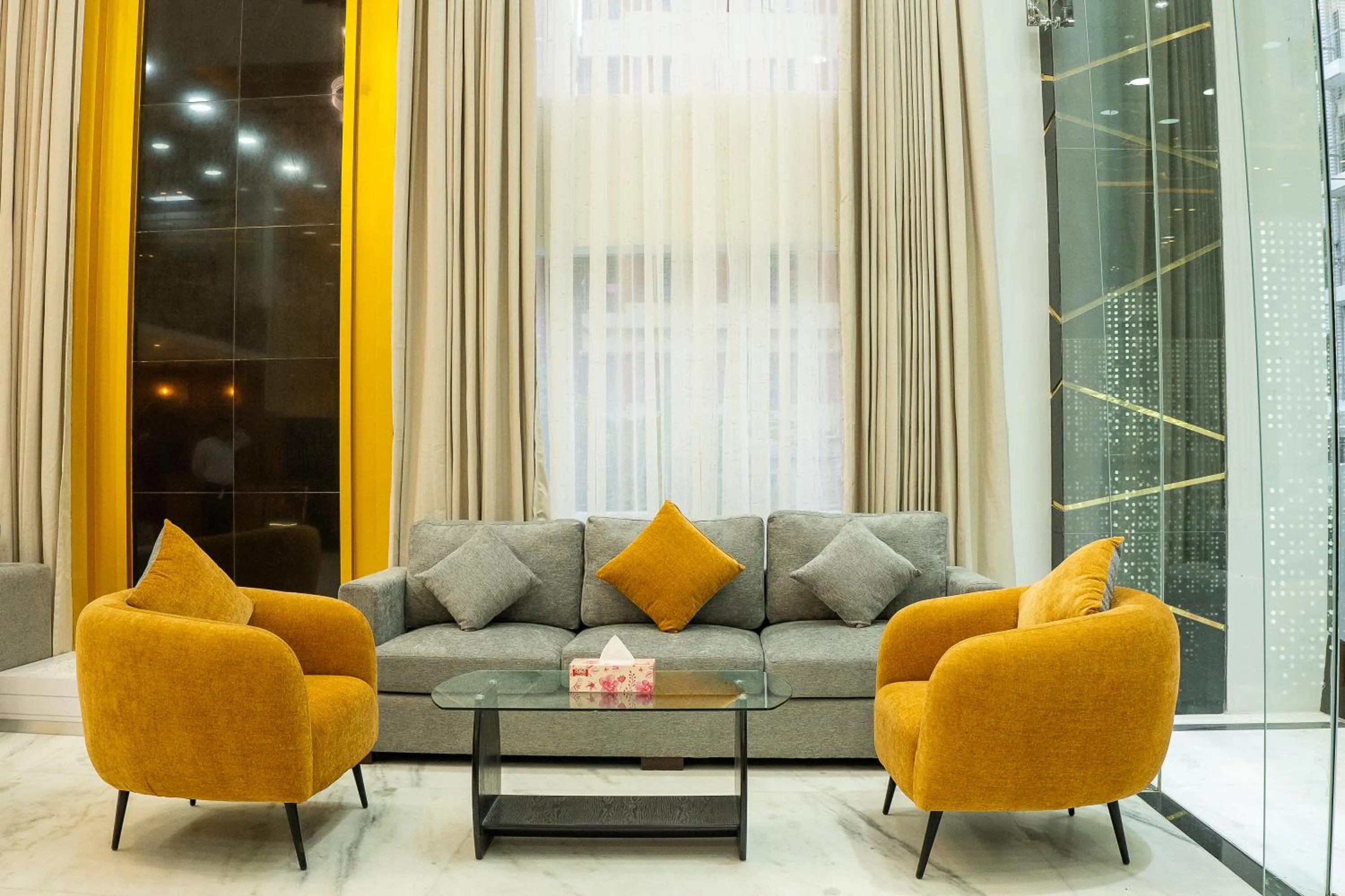 Seating area in HOTEL STUDiO23