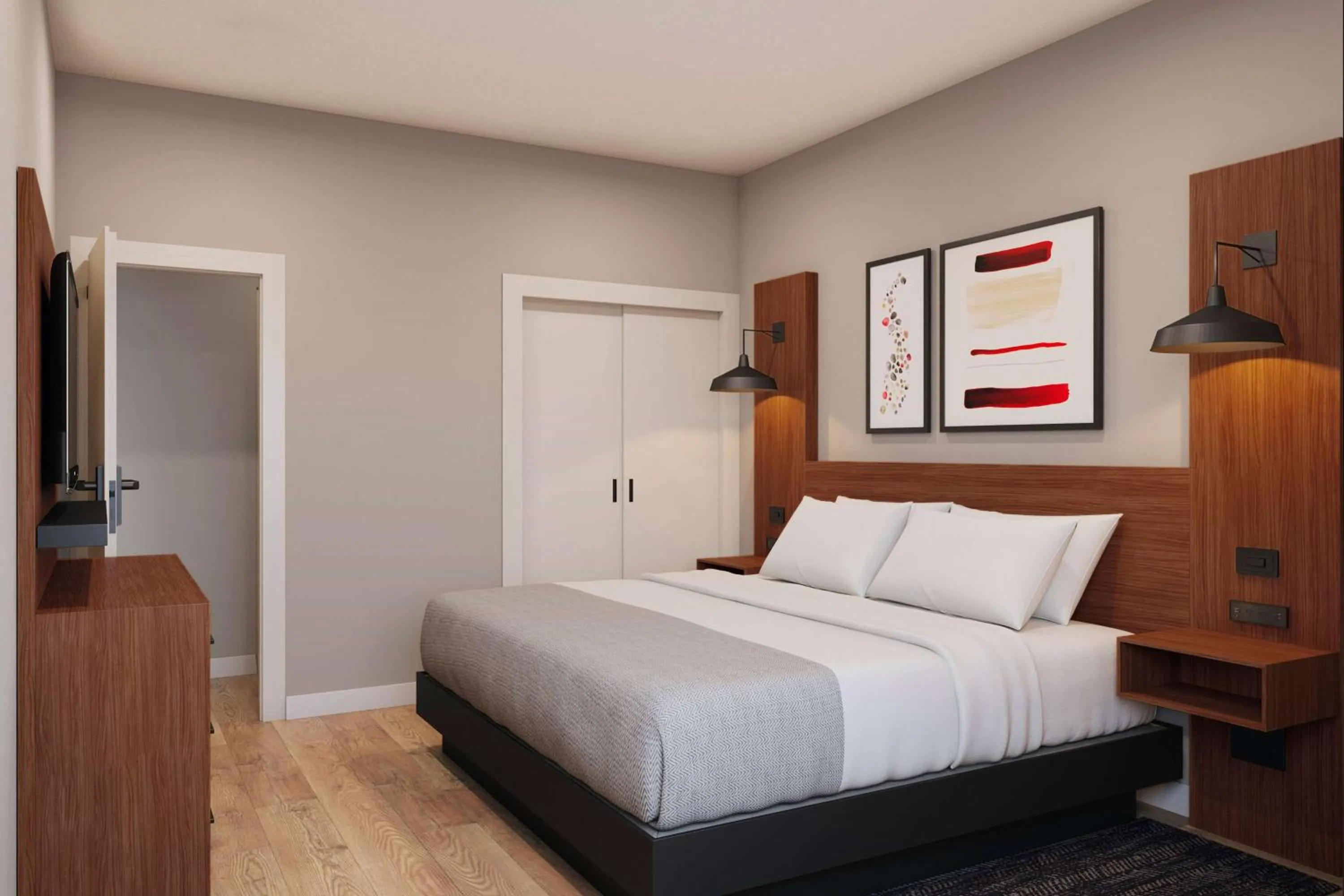 Photo of the whole room, Bed in Hawthorn Extended Stay by Wyndham Mount Laurel Moorestown