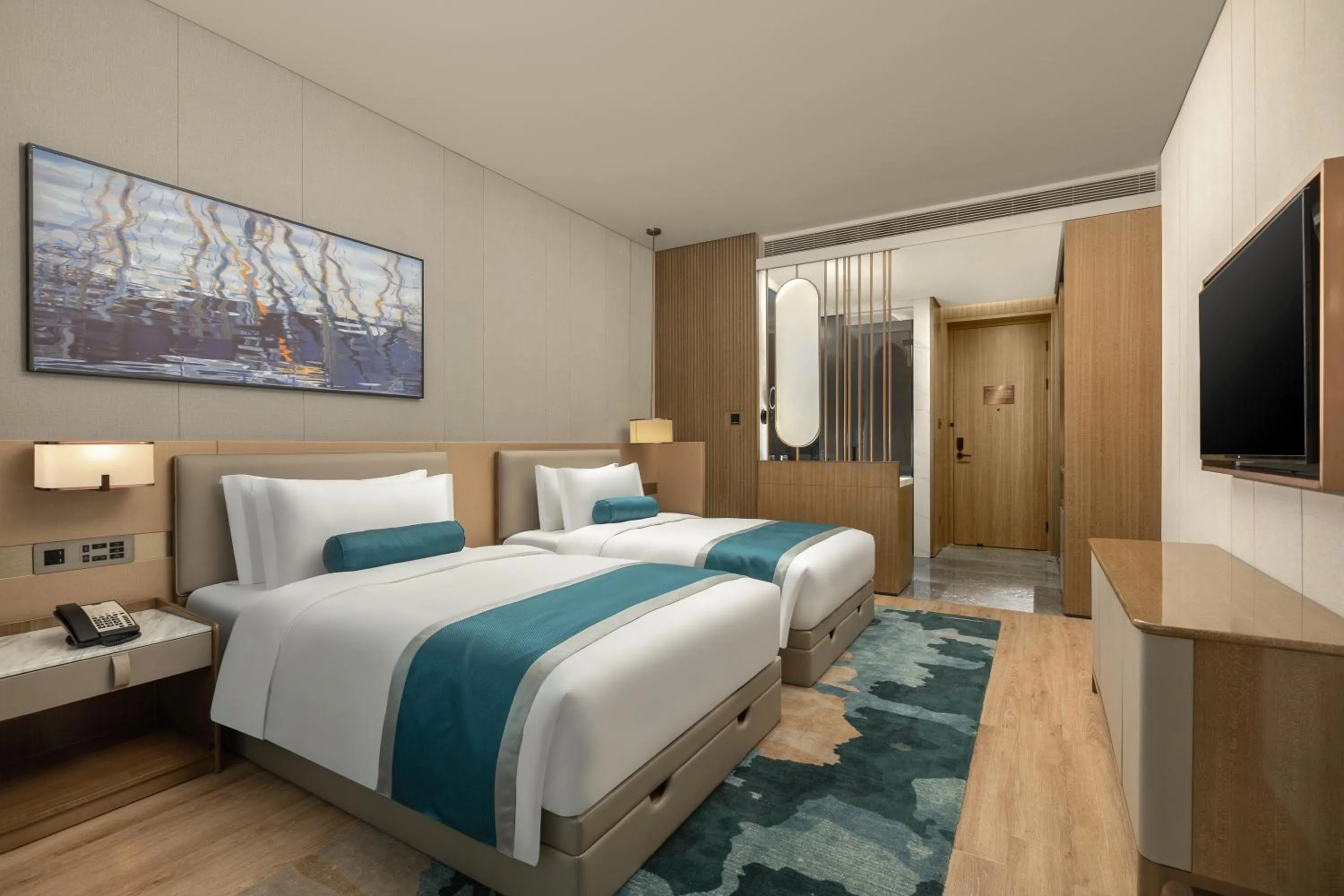 Bedroom, Bed in Wyndham Garden Shenzhen Longhua