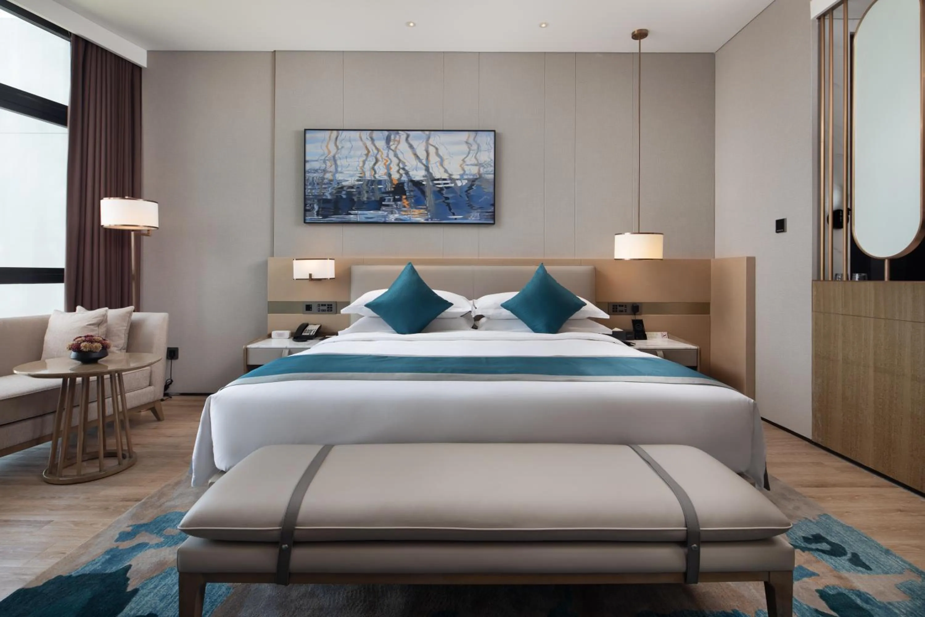 Bedroom, Bed in Wyndham Garden Shenzhen Longhua