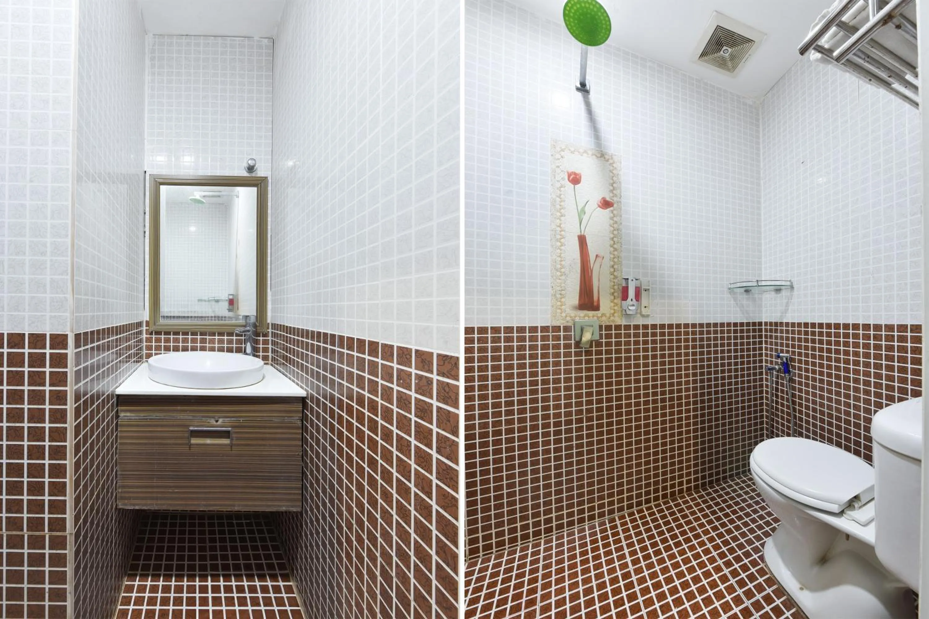 Bathroom in Hotel O G Home Hotel, Kota Bharu, Kelantan.