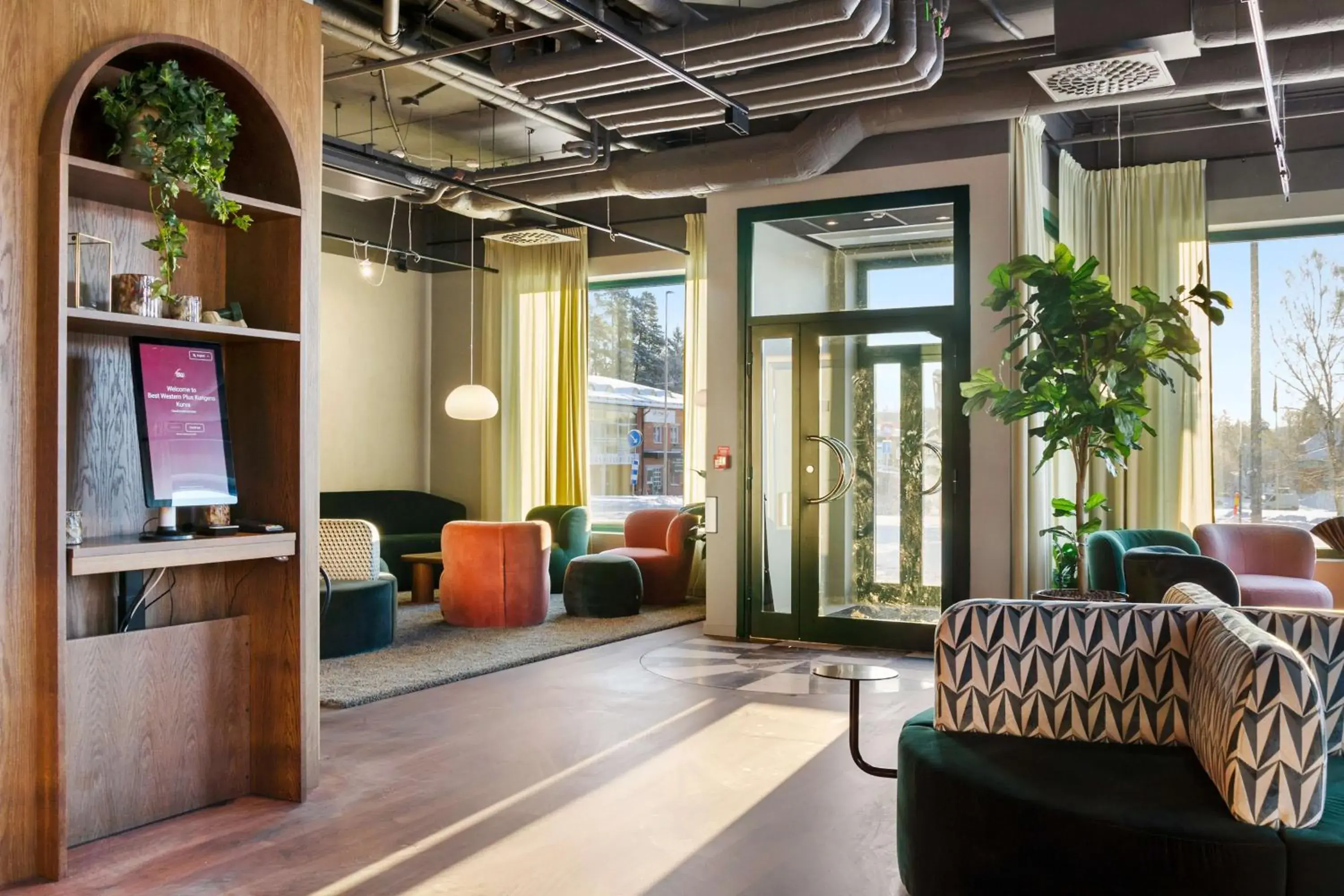 Lobby or reception in Best Western Plus Hotel Kungens Kurva Lobby or reception in Best Western Plus Hotel Kungens Kurva