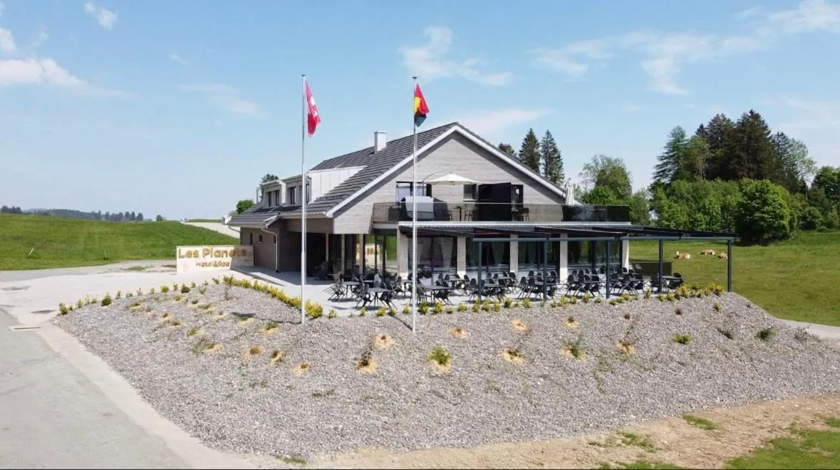 Balcony/Terrace in Hôtel Restaurant & Spa Les Planets