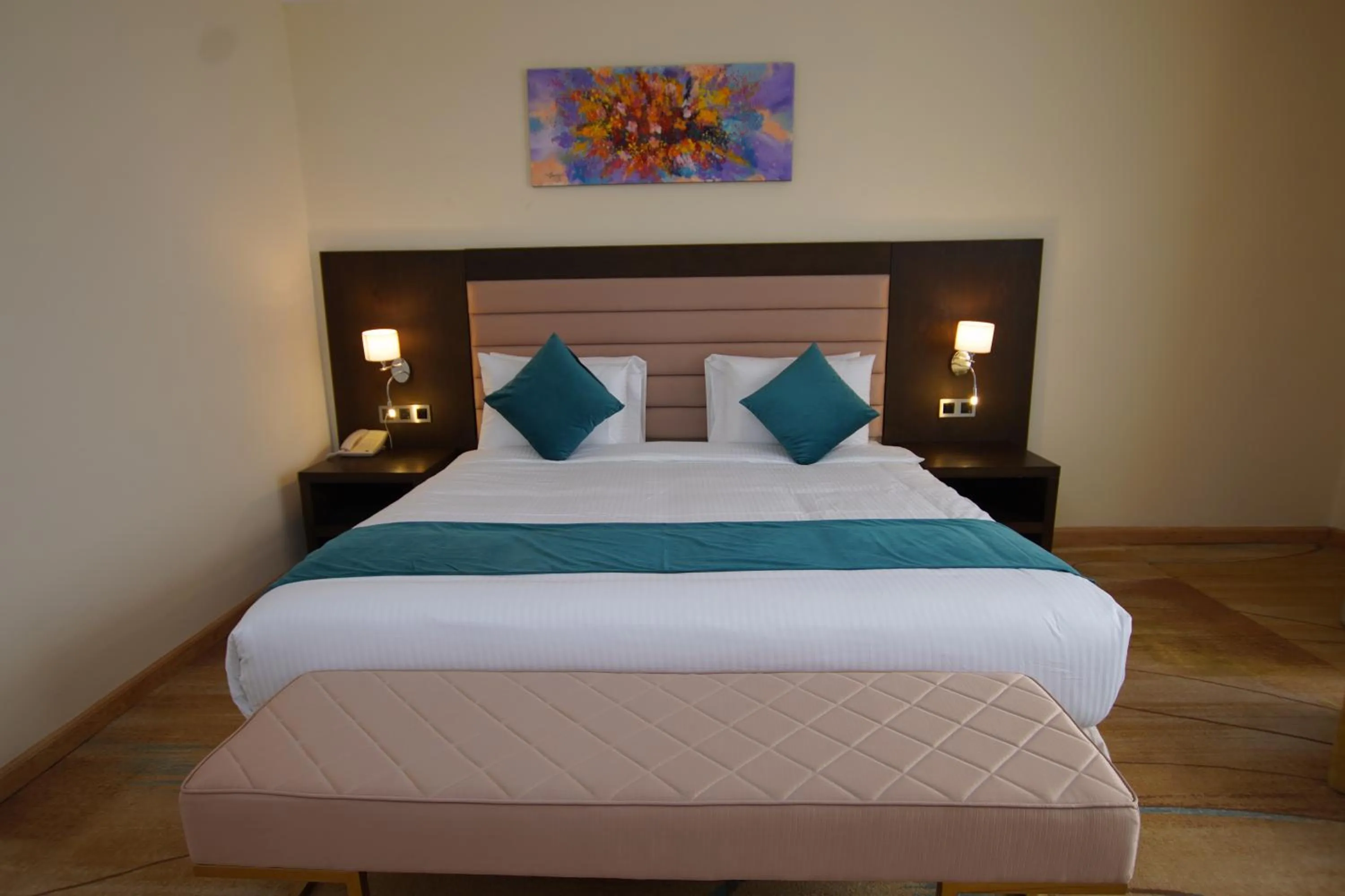 Bed in Best Western Premier Dynasty