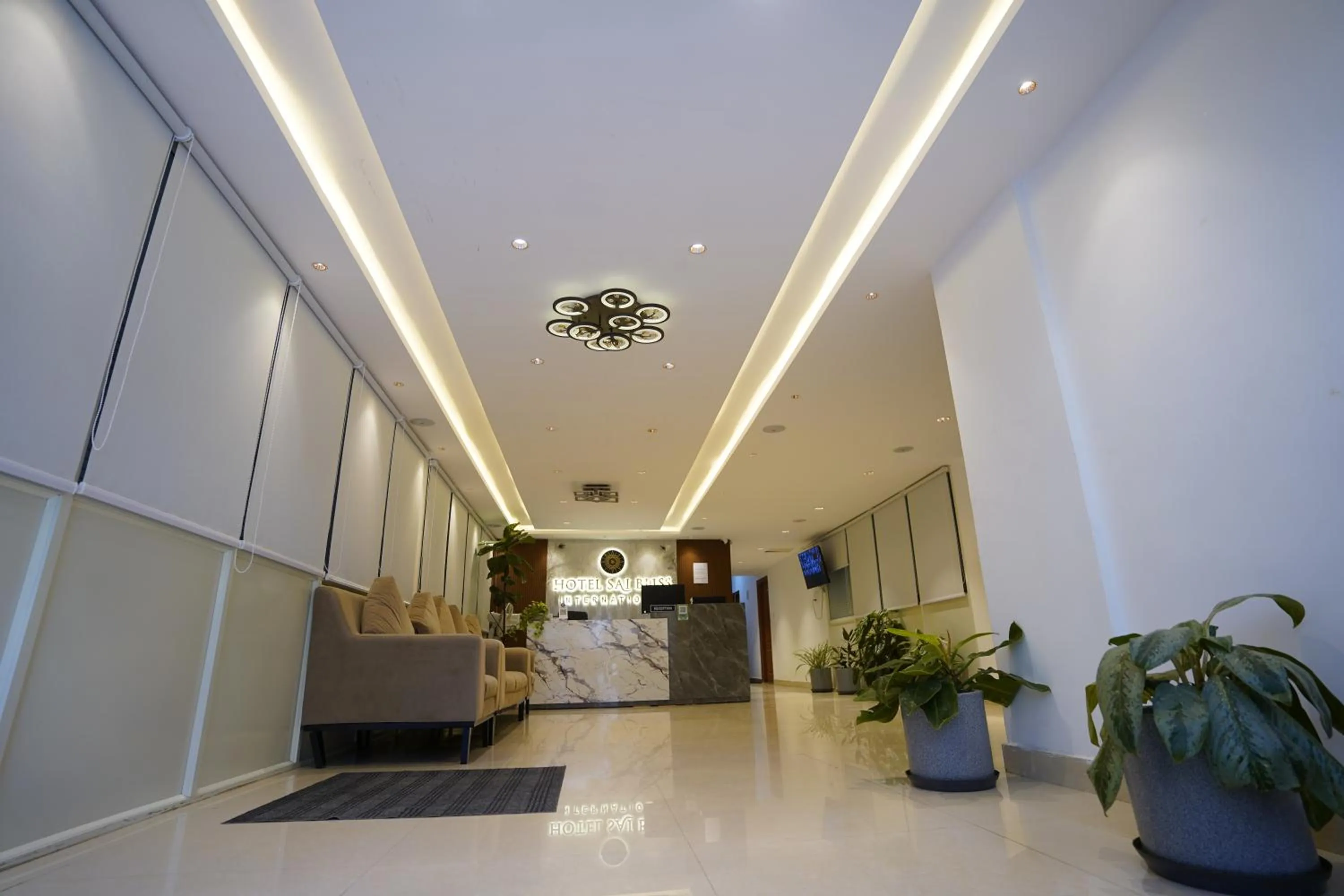 Lobby or reception in Sai Bliss International, Manyata Tech Park
