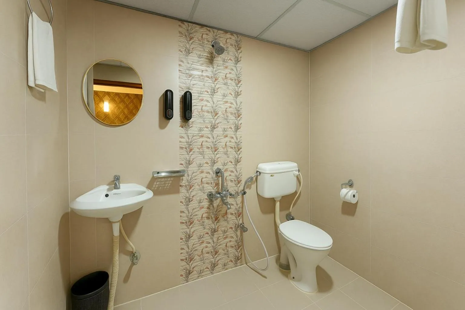 Bathroom in Sai Bliss International, Manyata Tech Park