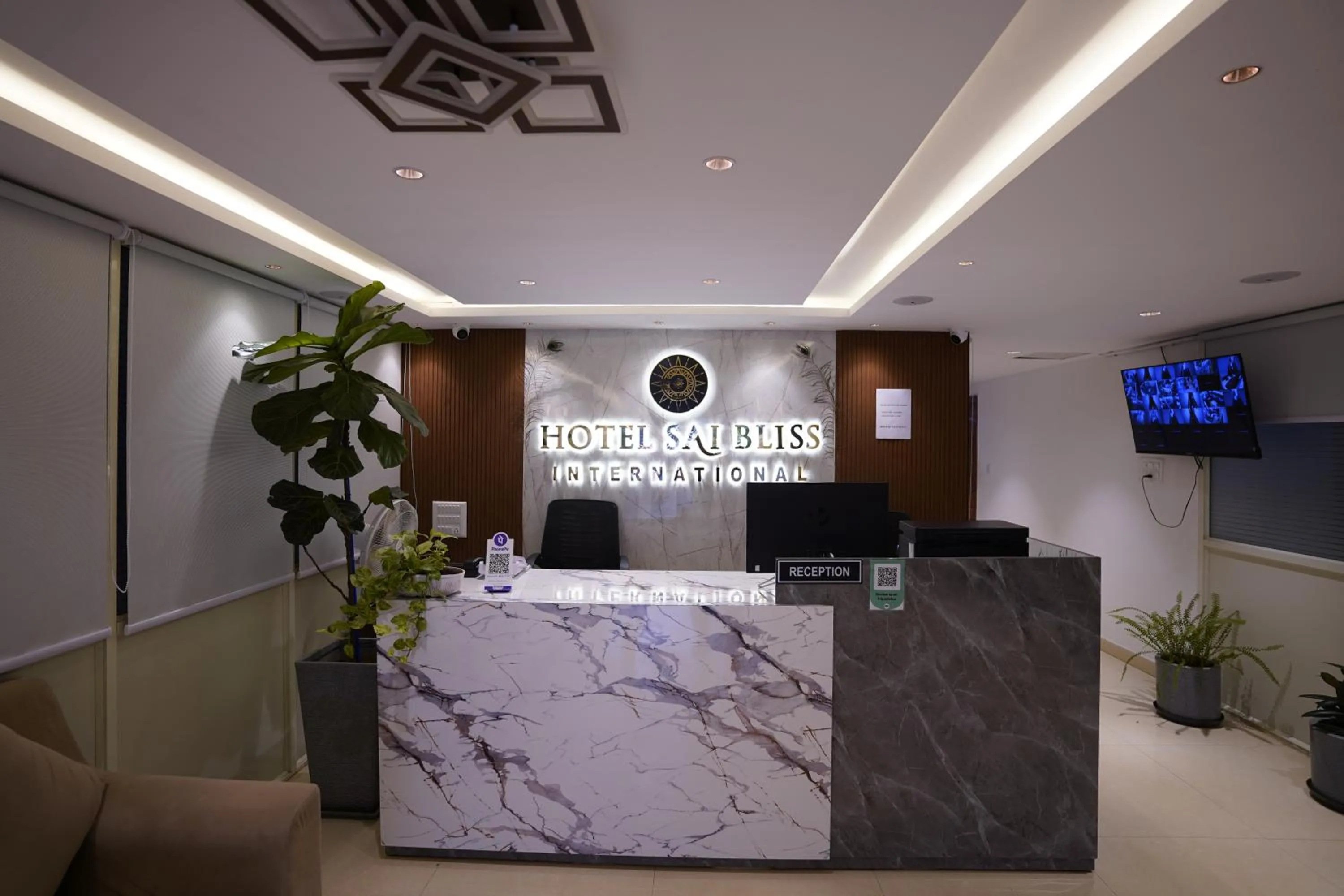 Lobby or reception in Sai Bliss International, Manyata Tech Park