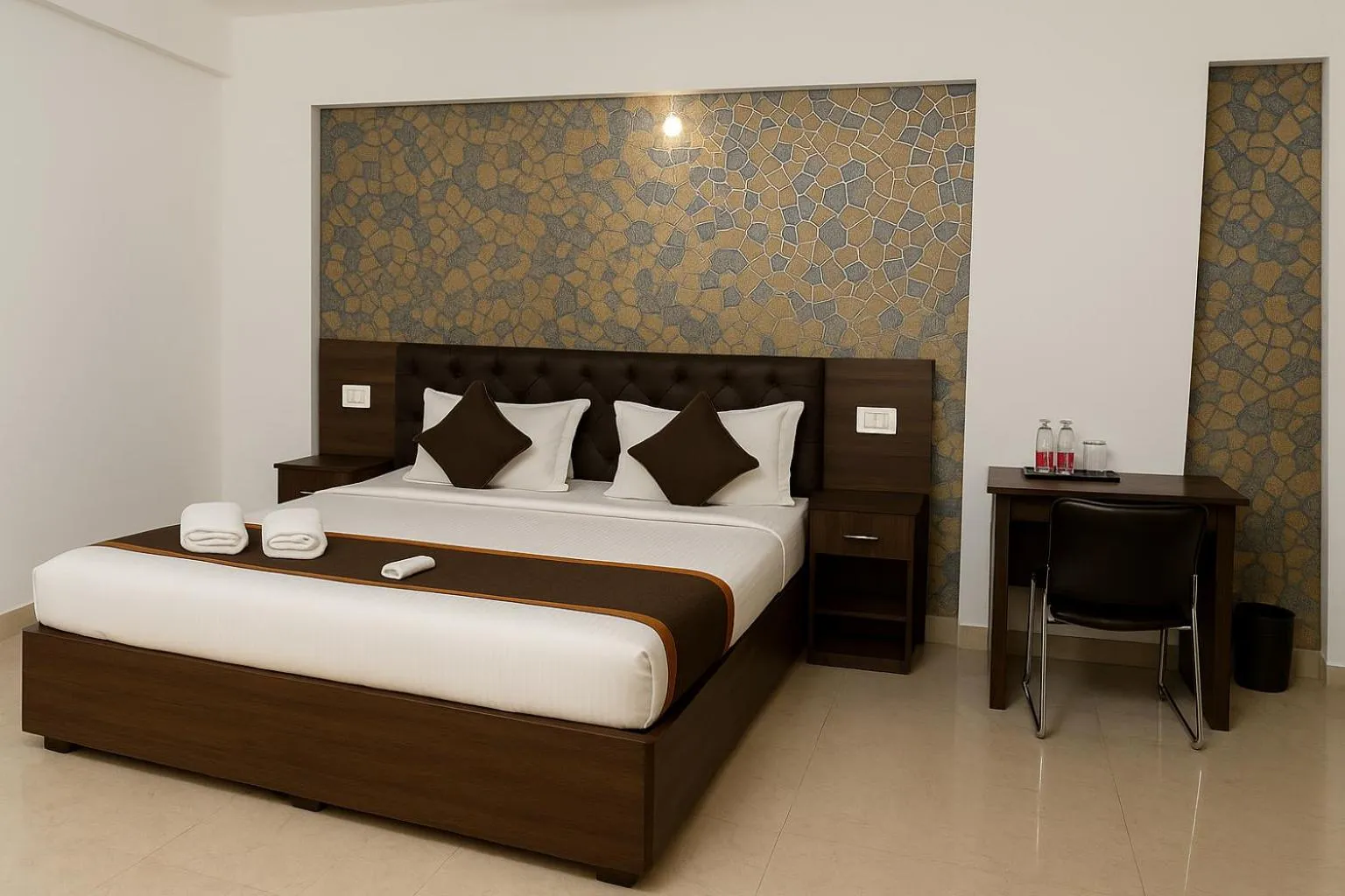 Photo of the whole room, Bed in Sai Bliss International, Manyata Tech Park
