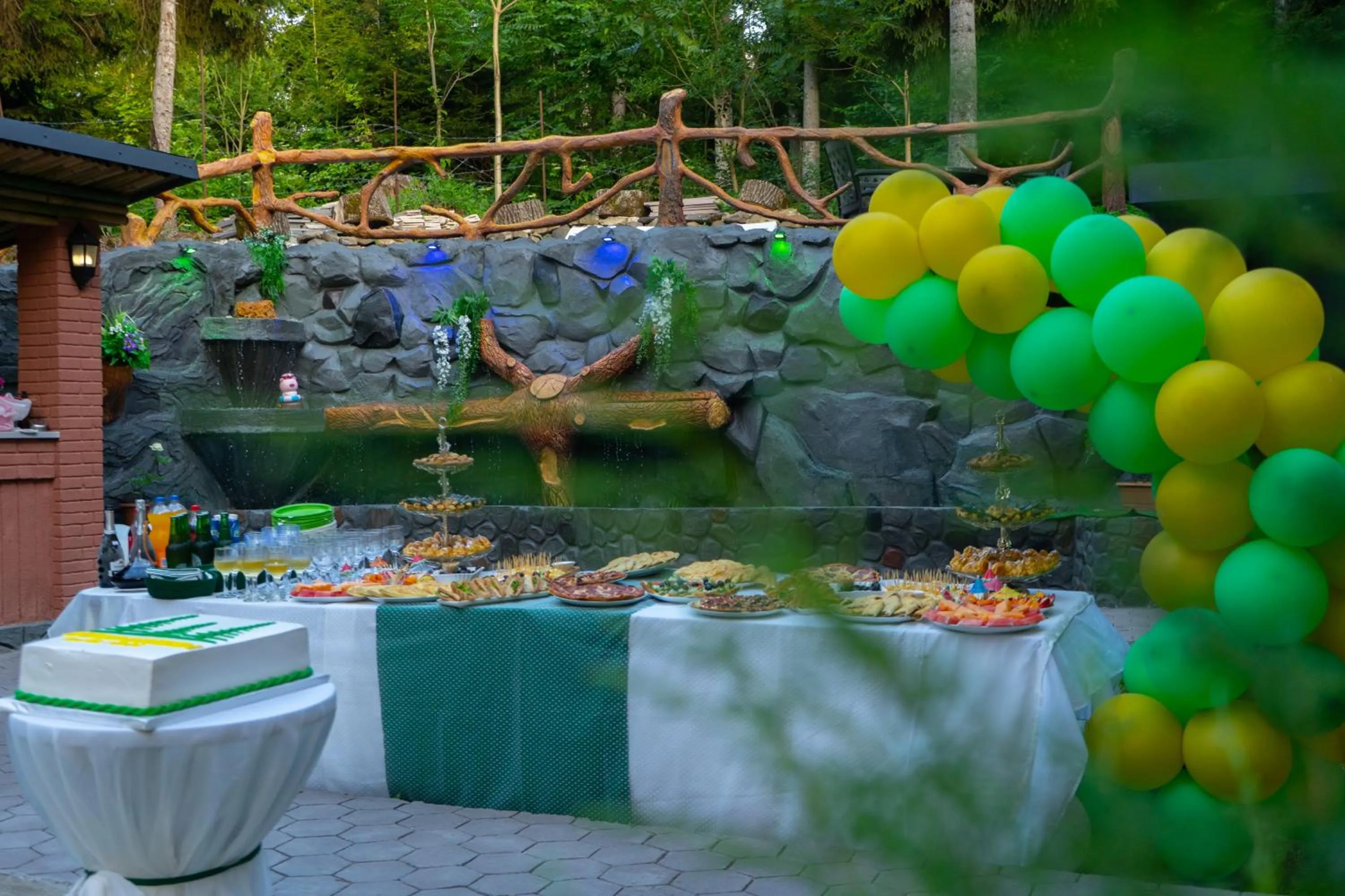 Garden in Hotel Evergreen