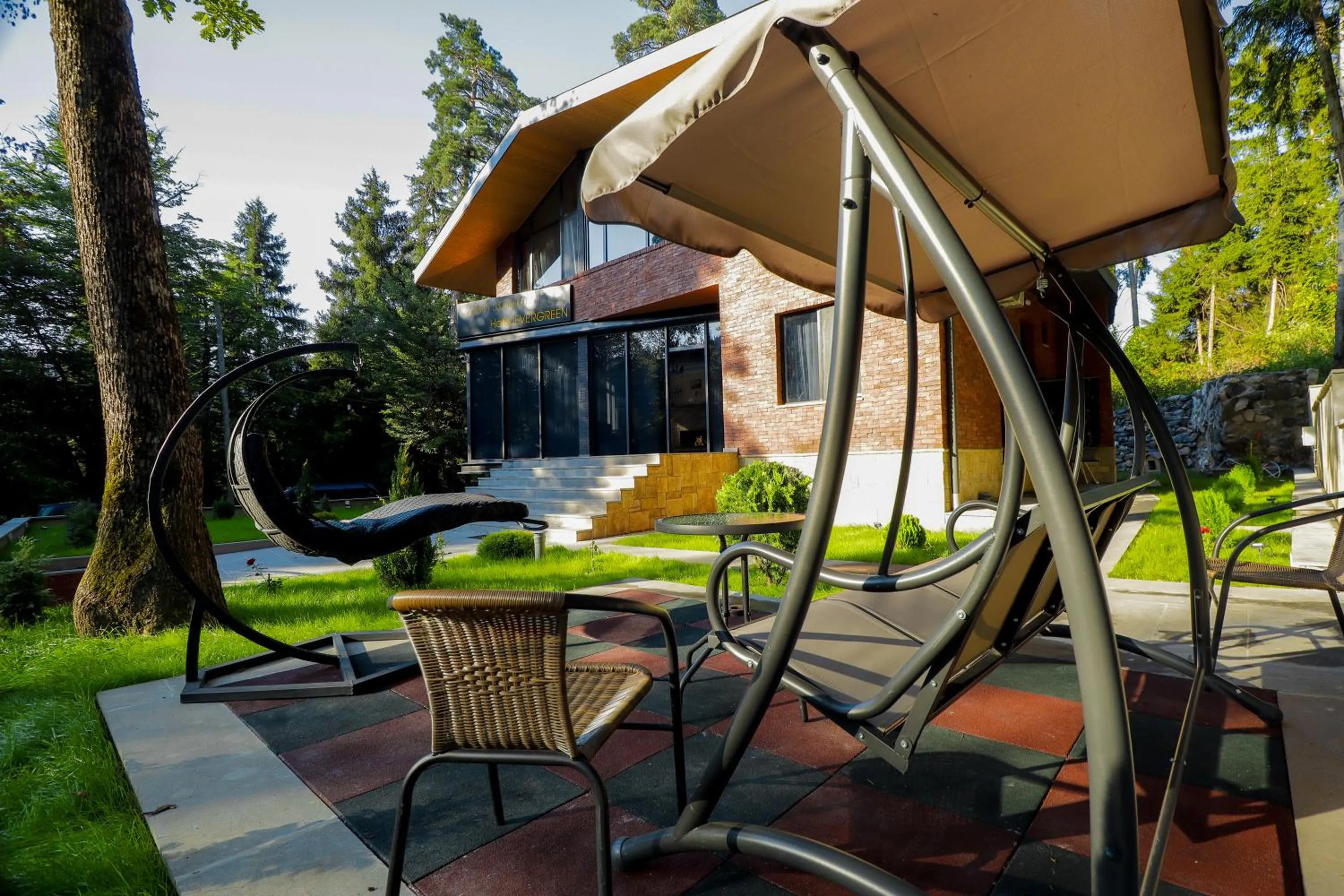 Property building in Hotel Evergreen