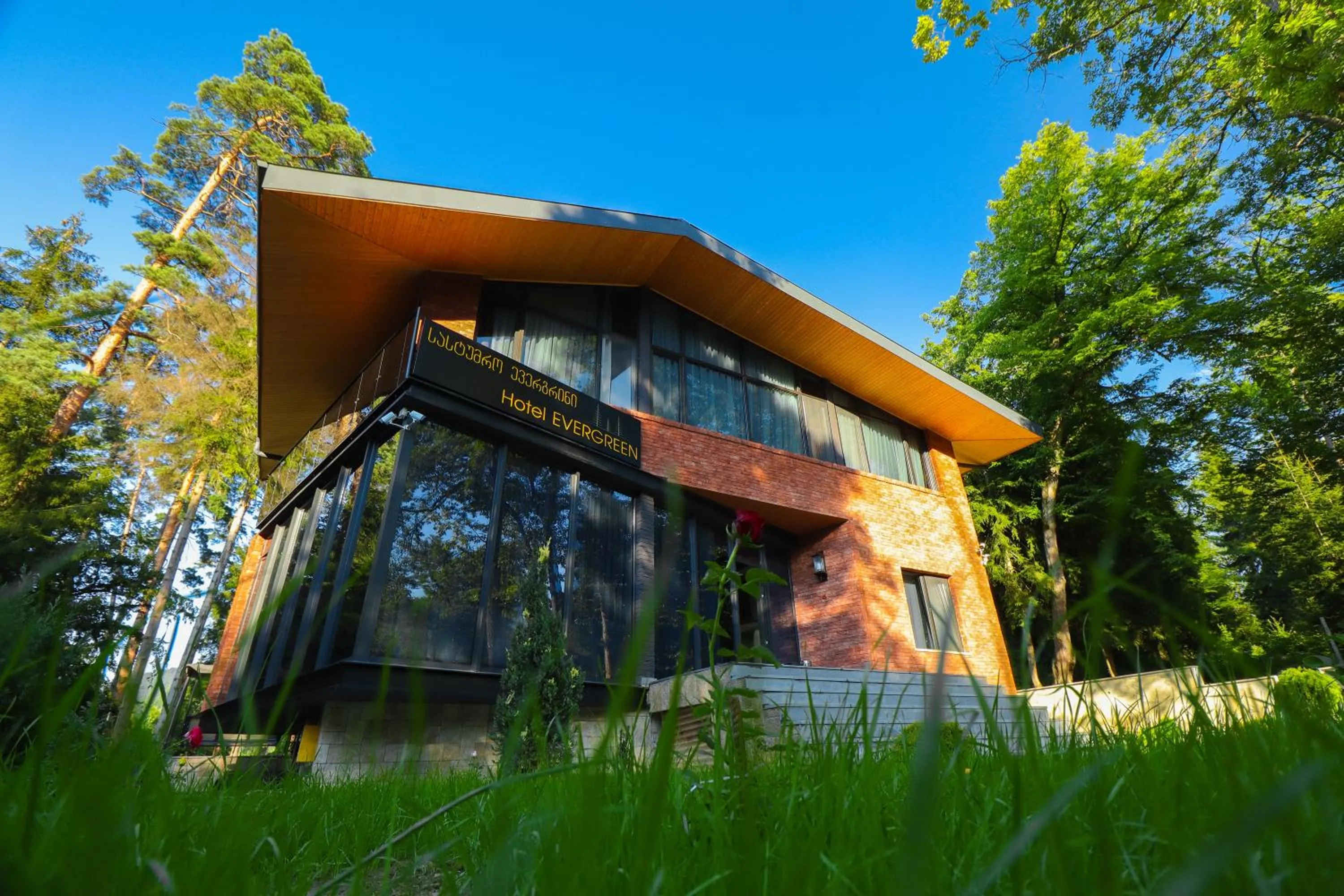 Property building in Hotel Evergreen