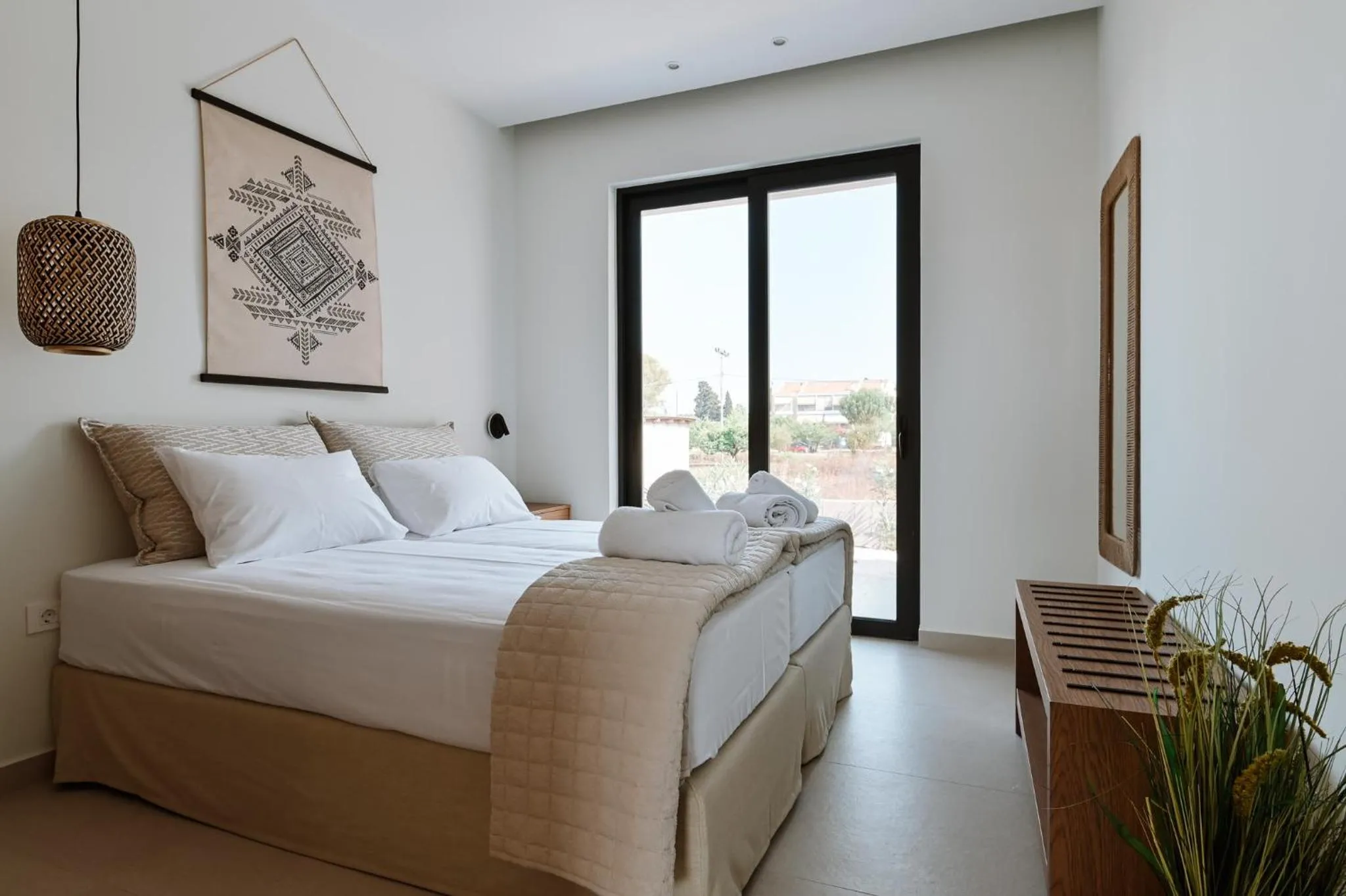 Bed in Melior Luxury Villas