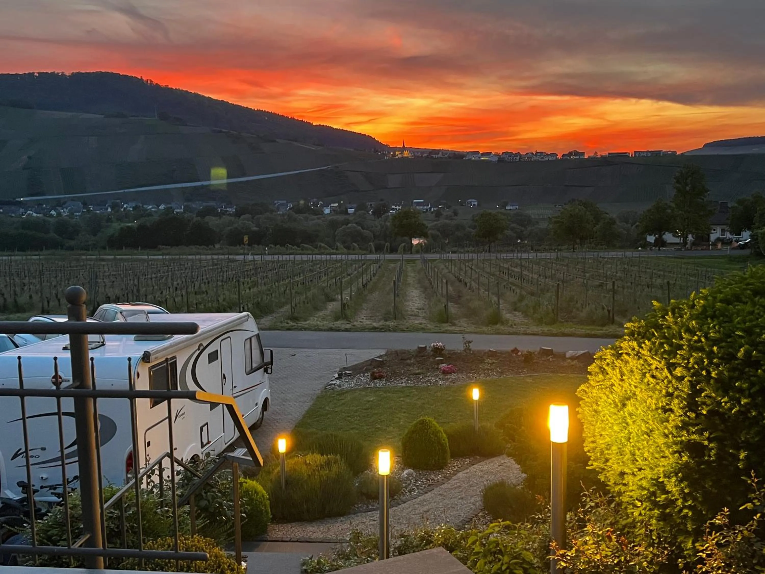 Mountain view in Weingut Bastian