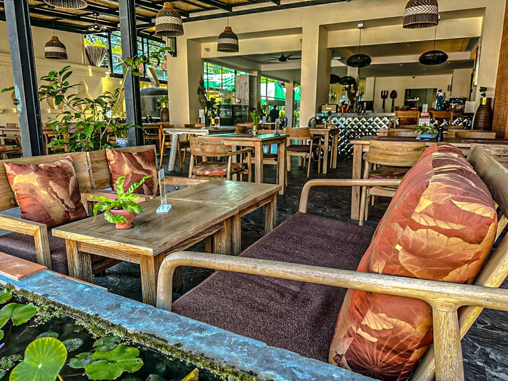 Seating area in JALMIN Hotel Samui