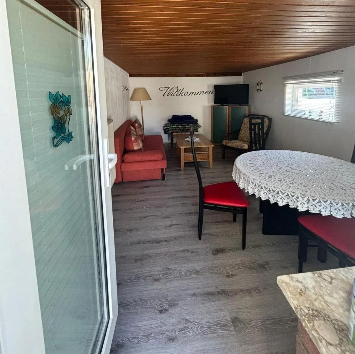 Living room in Pension Döser Strand