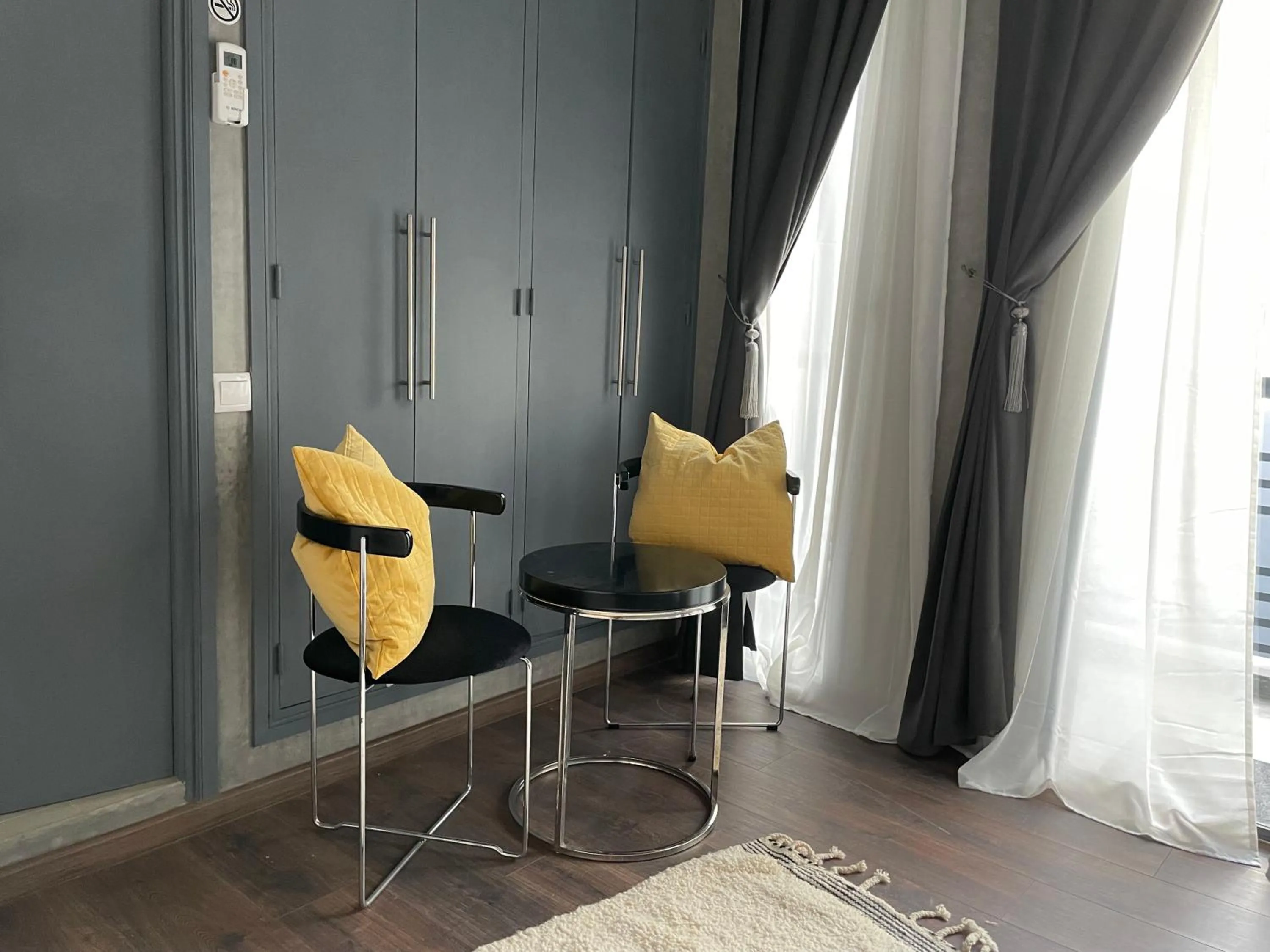 Seating area in YVES Marrakech