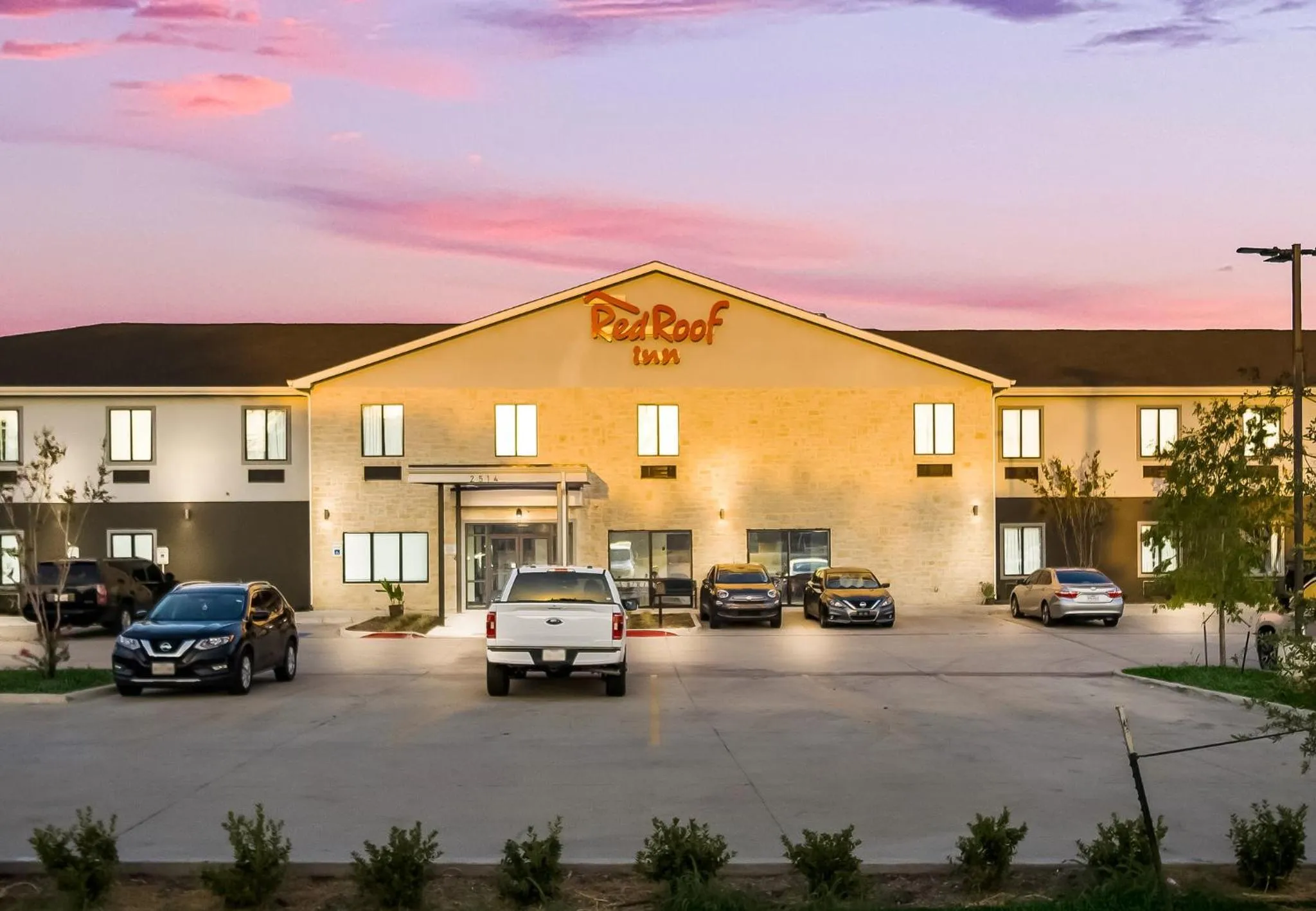 Property building in Red Roof Inn Lancaster, TX