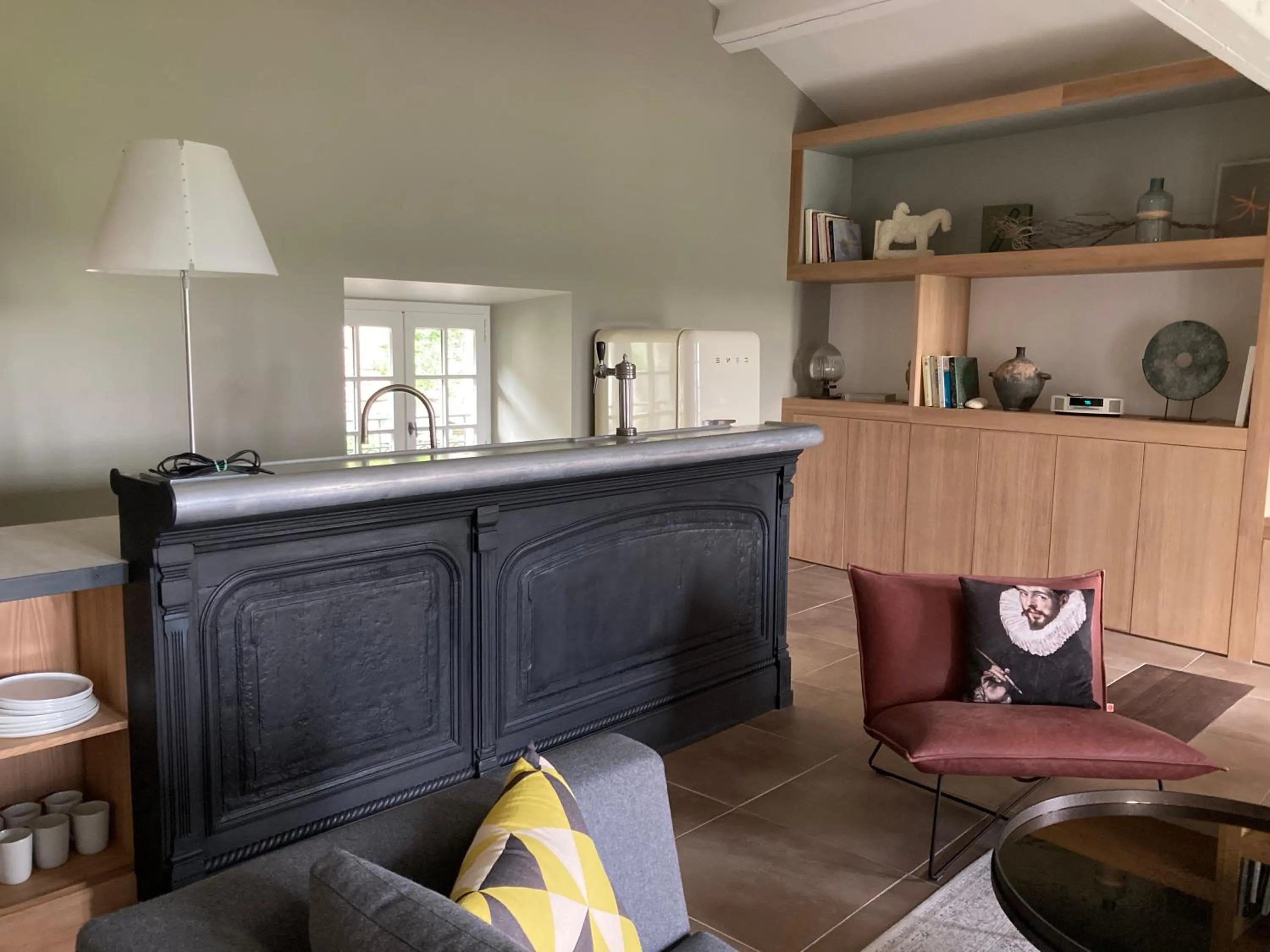 Living room in le secret du chat