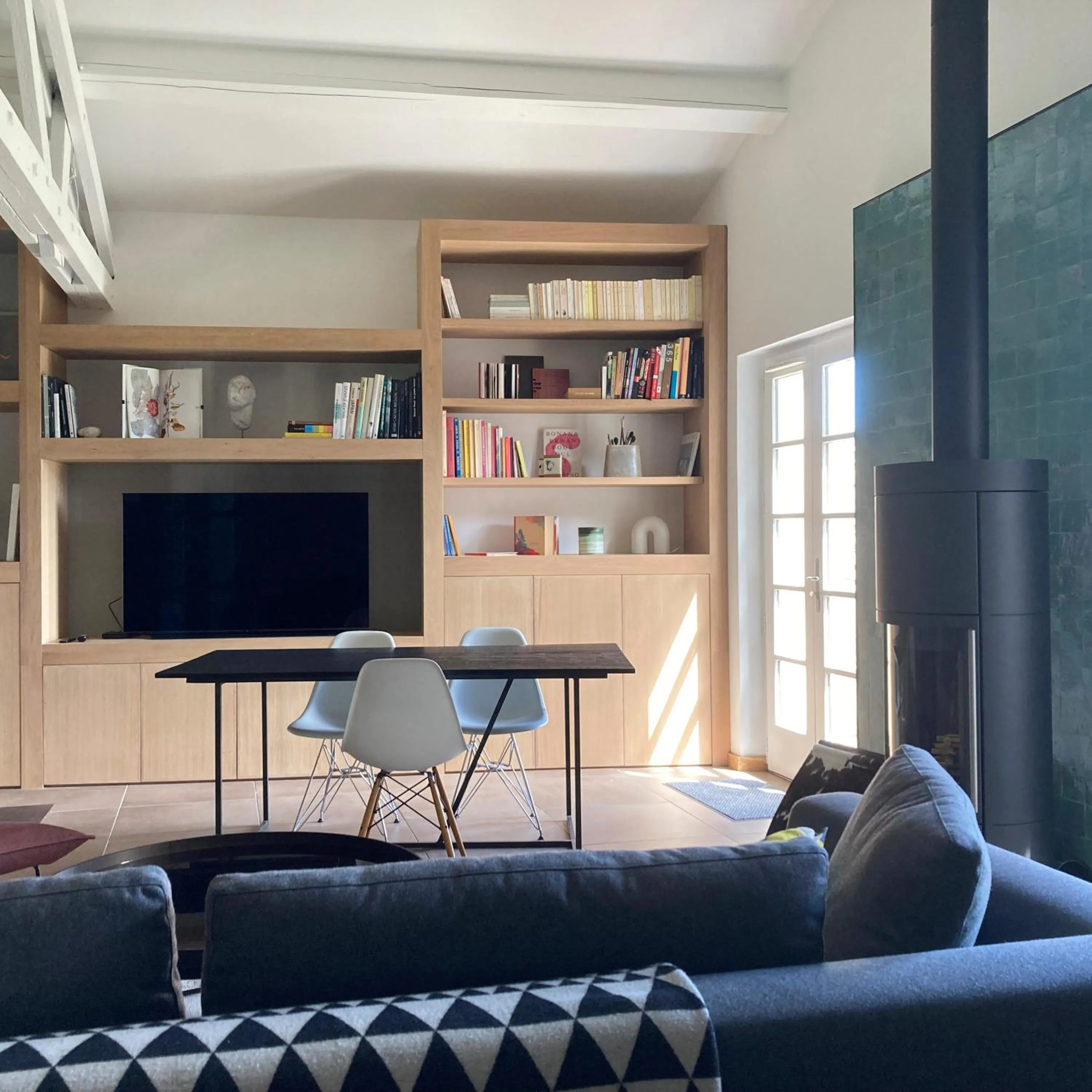 Living room in le secret du chat