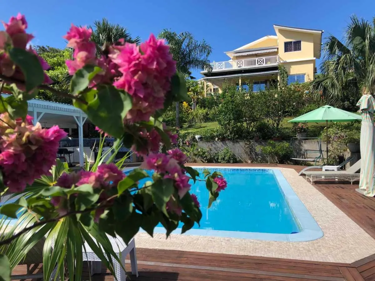 Pool view in Residence Monte-Cristo