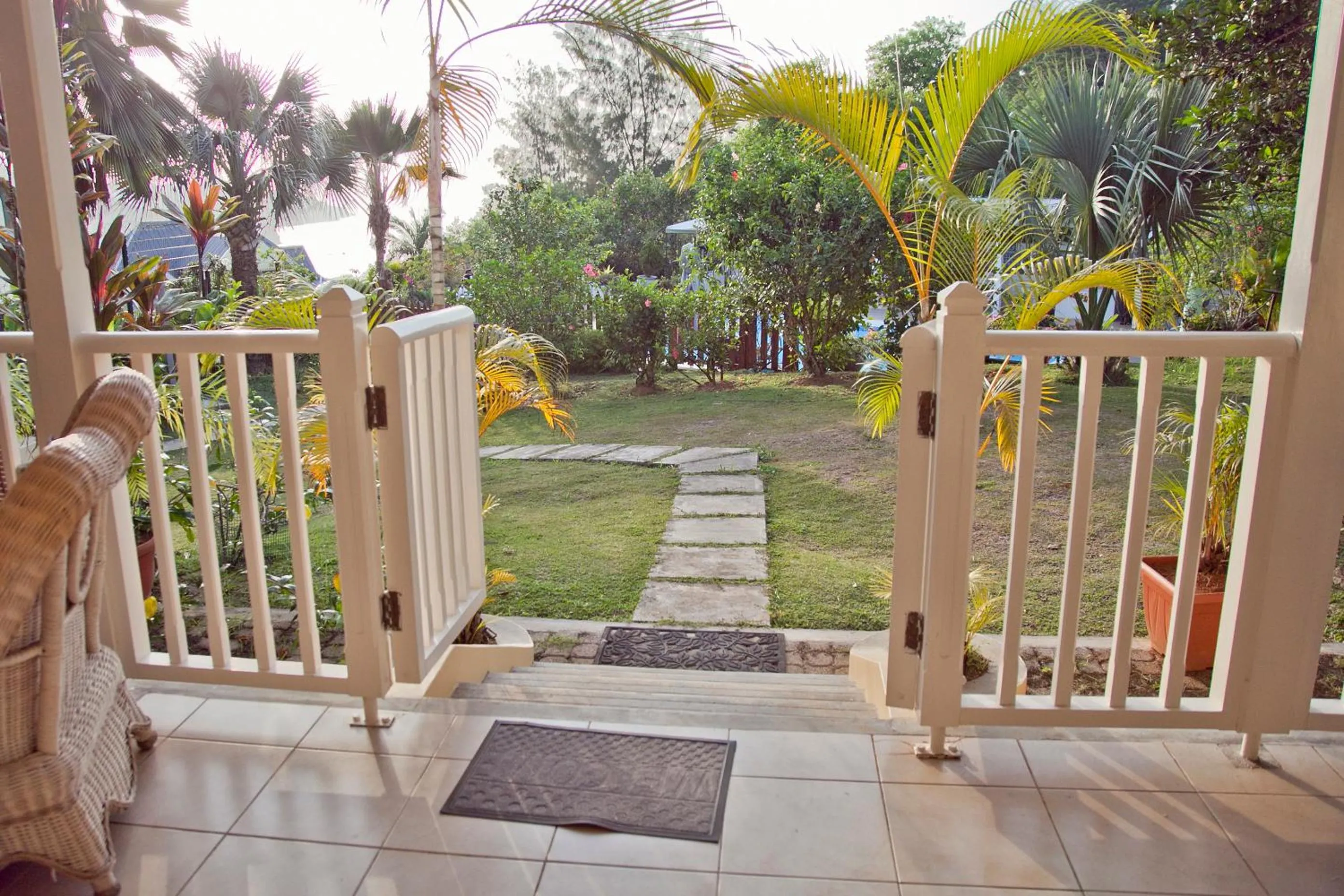 Garden view in Residence Monte-Cristo