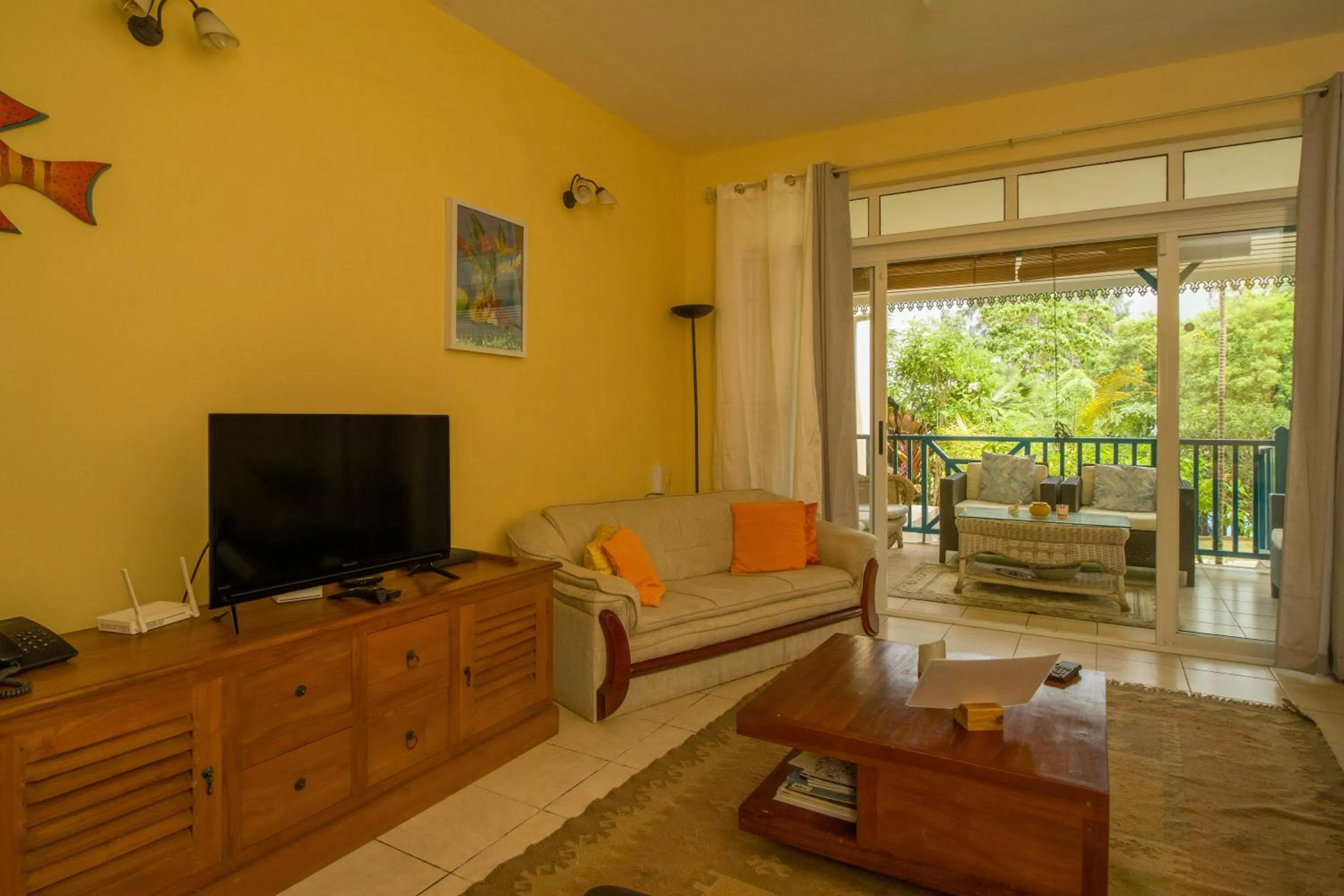 Seating area in Residence Monte-Cristo