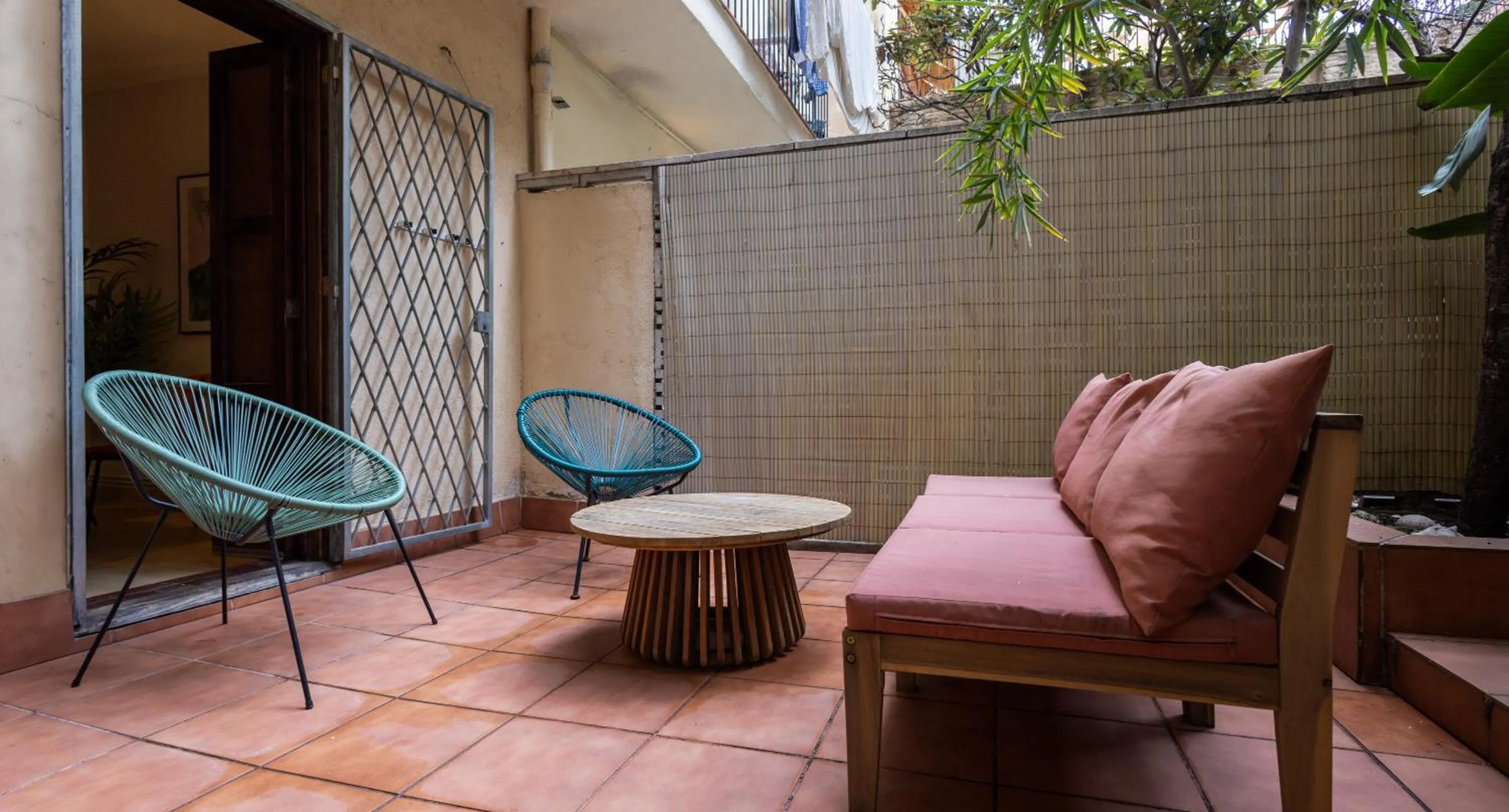 Patio in Stay U-nique Apartment Gran Via IV