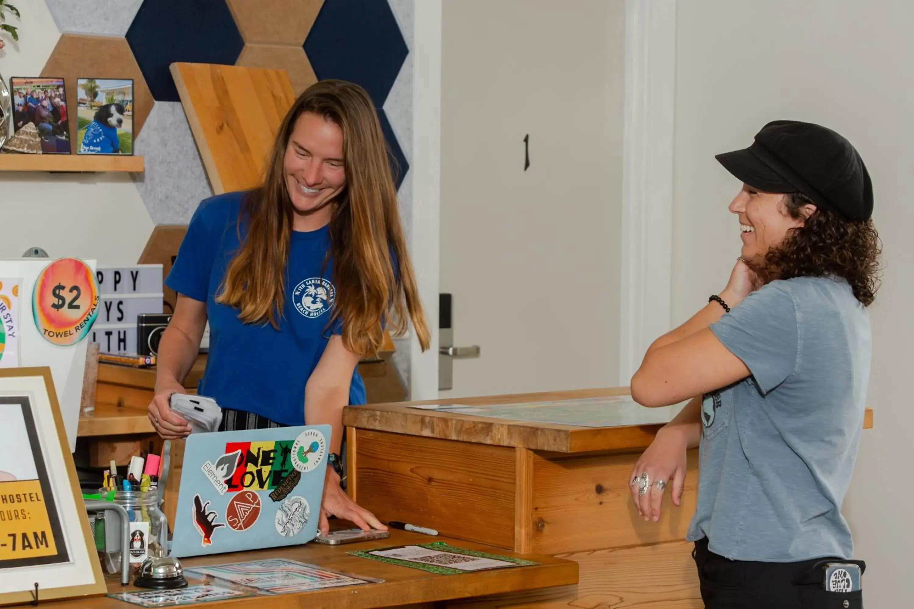 Lobby or reception in ITH Santa Barbara Surf Hostel Lobby or reception in ITH Santa Barbara Surf Hostel