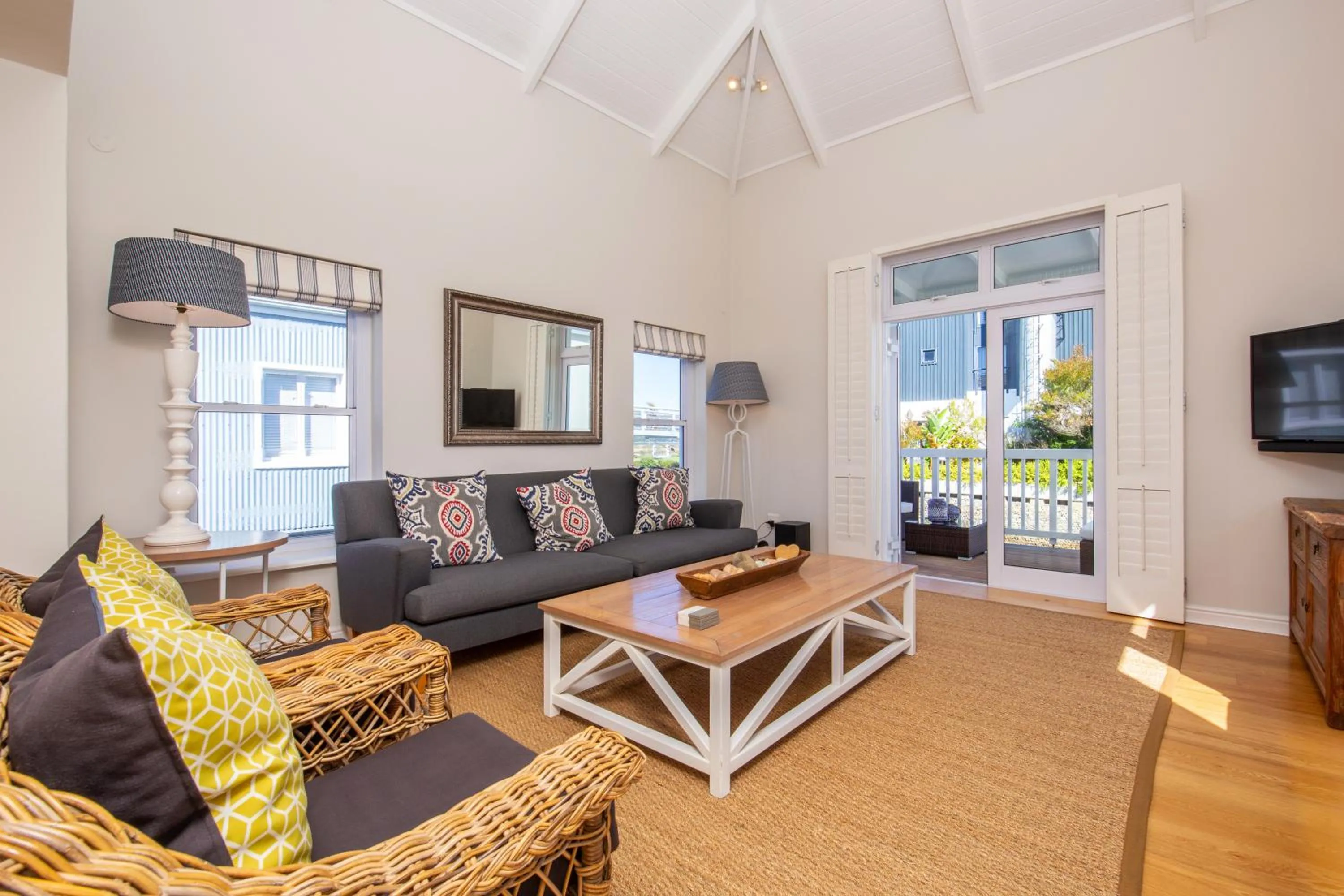 Living room in Thesen Island Holiday House