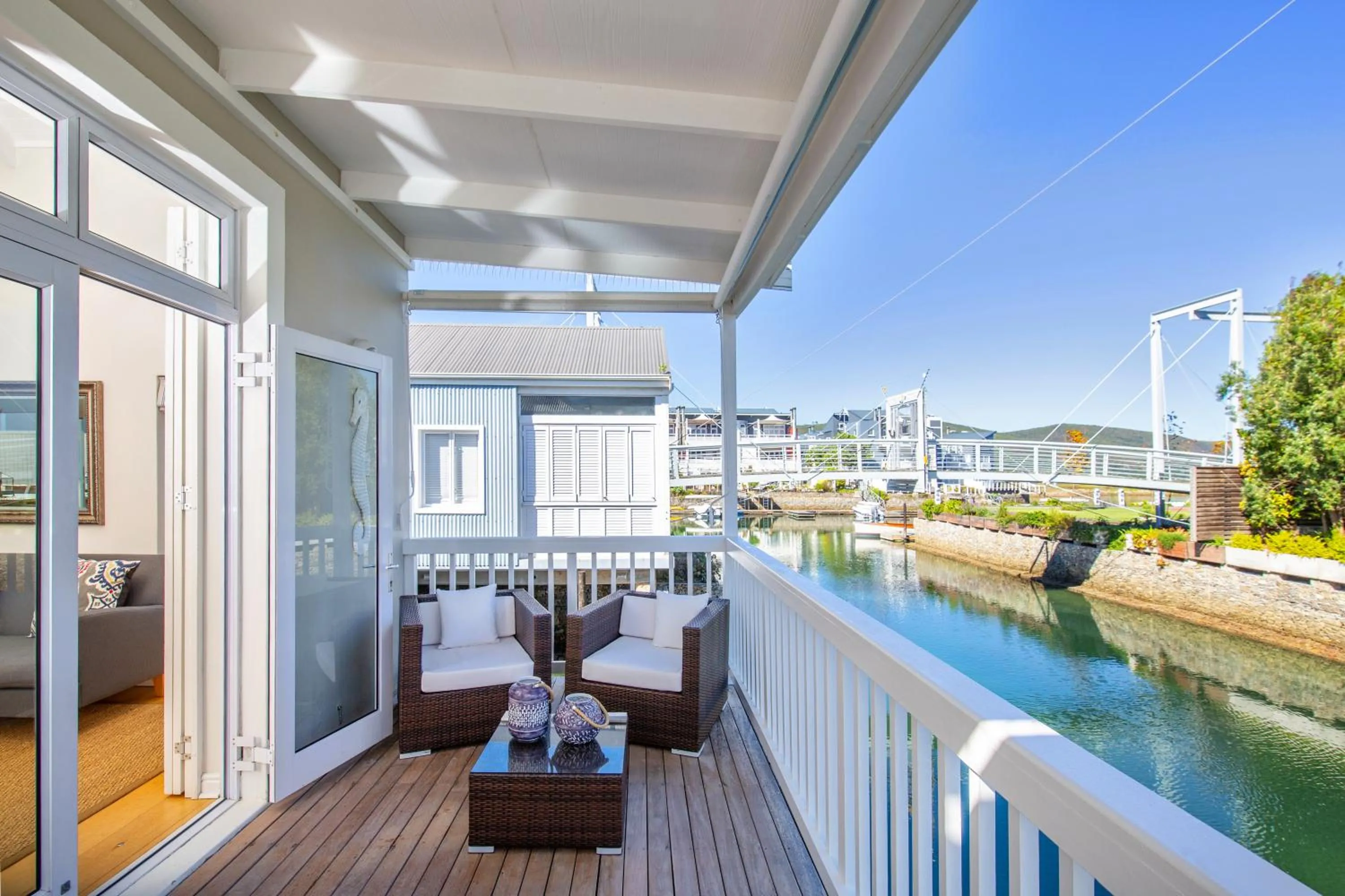 Patio in Thesen Island Holiday House