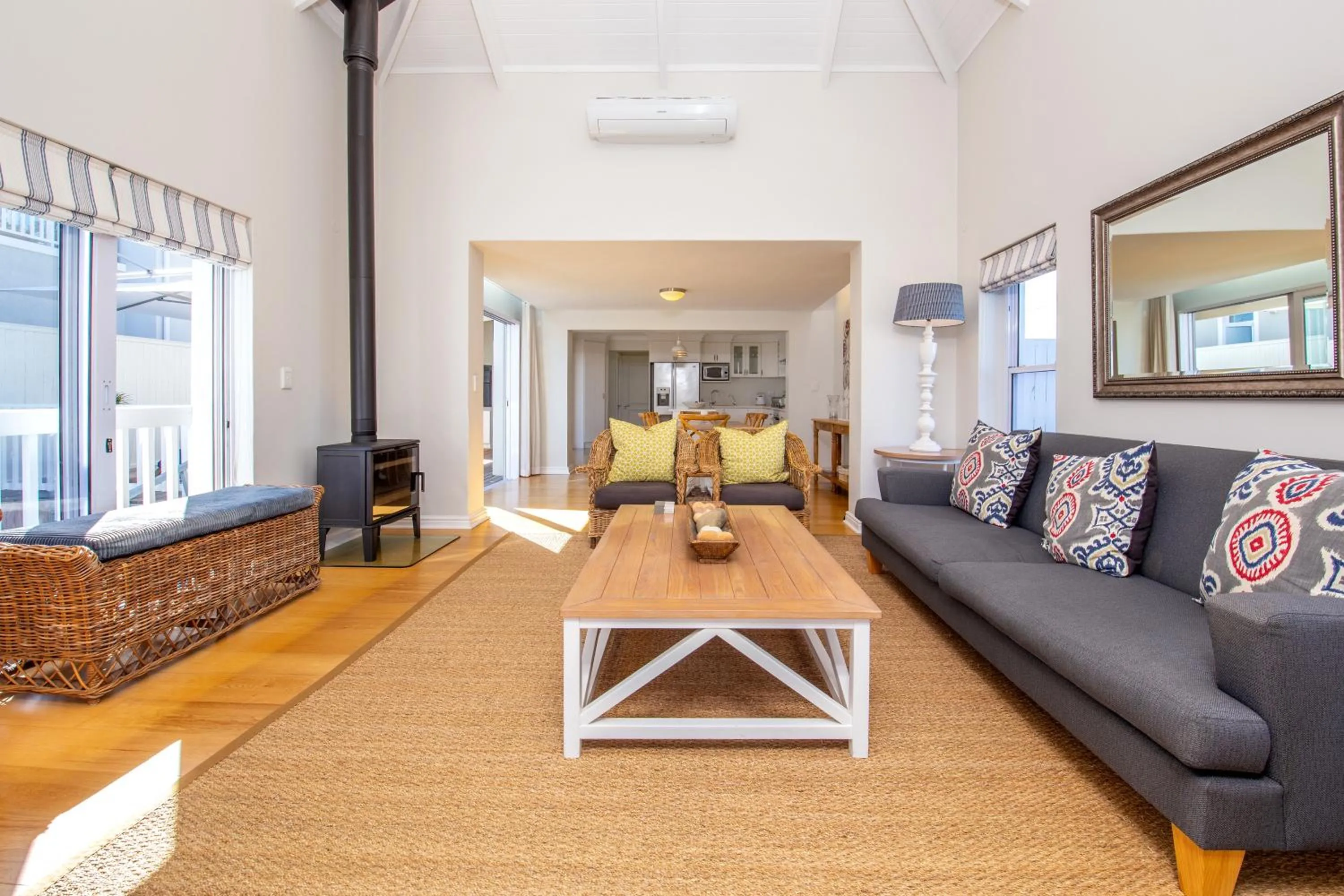 Living room in Thesen Island Holiday House