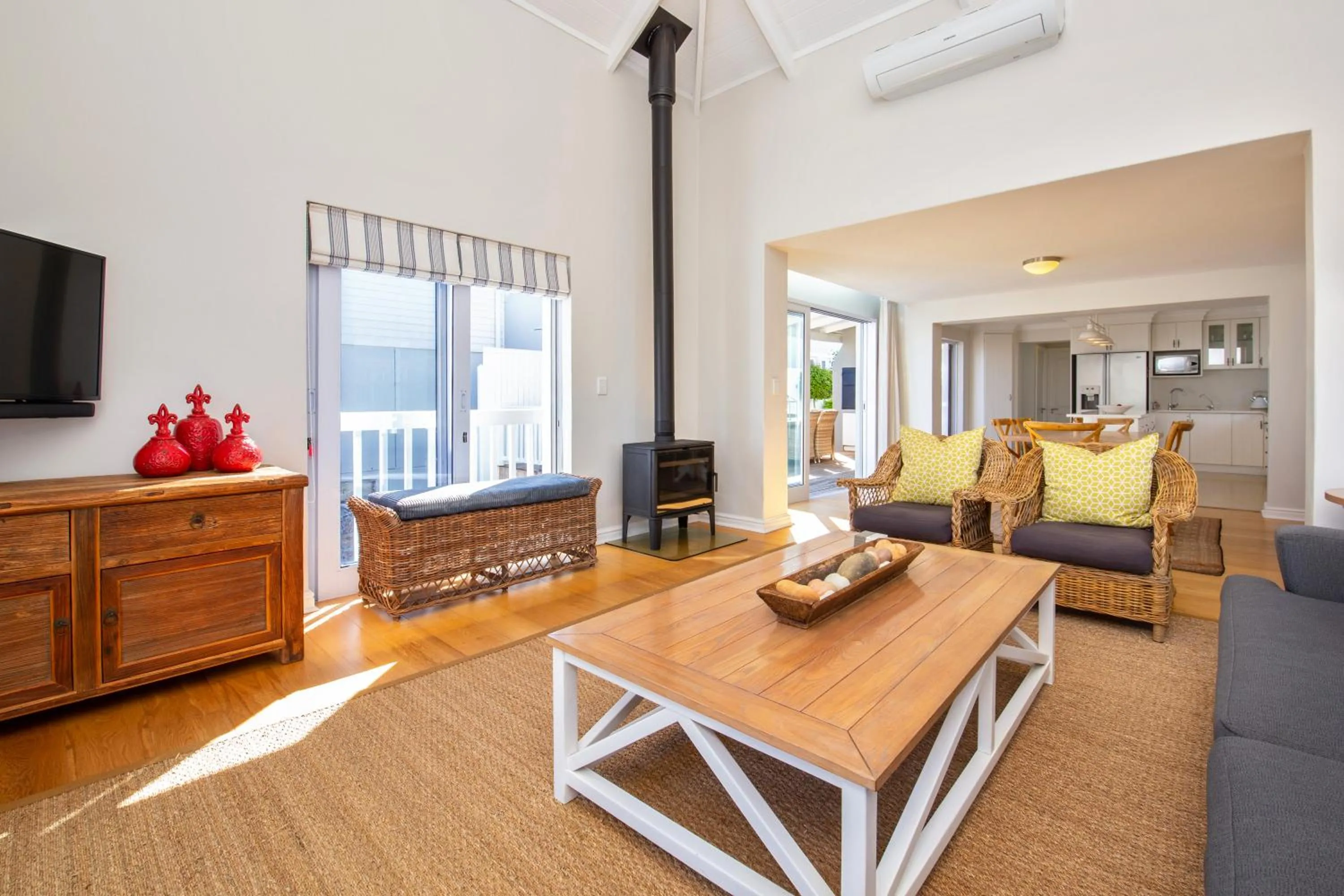 Living room in Thesen Island Holiday House