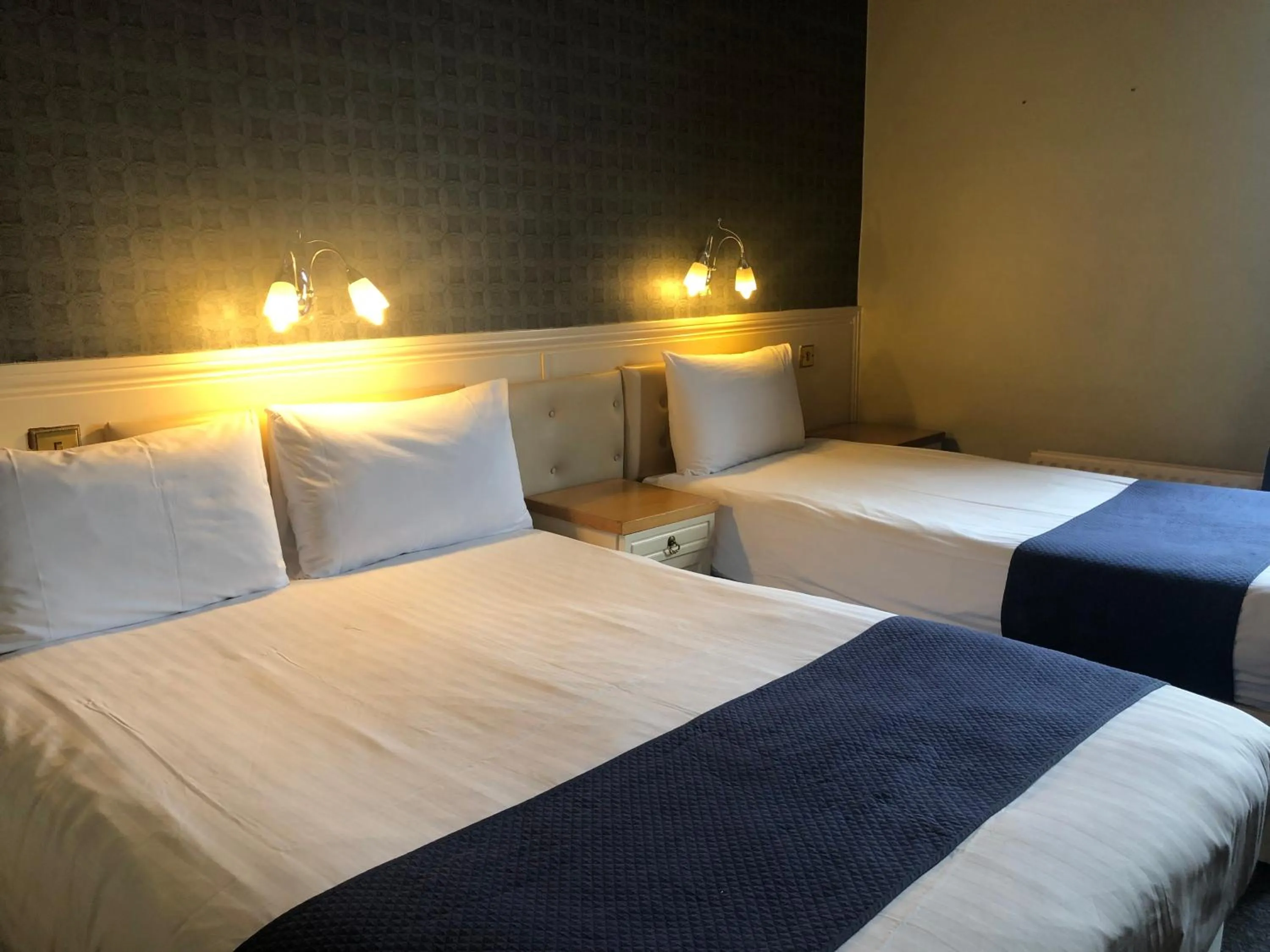 Bed in The Continental Hotel, Derby